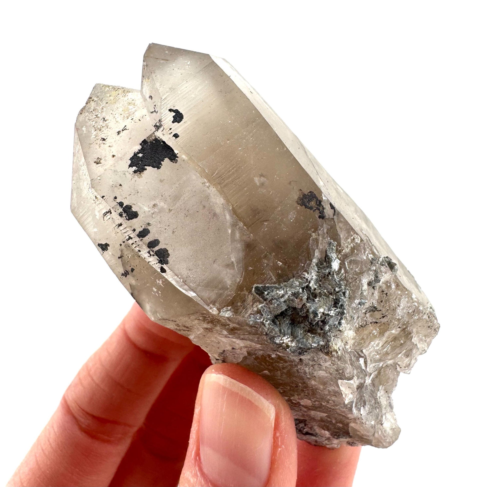 Namibian Smoky Quartz Crystal Point | Raw Mineral Specimen