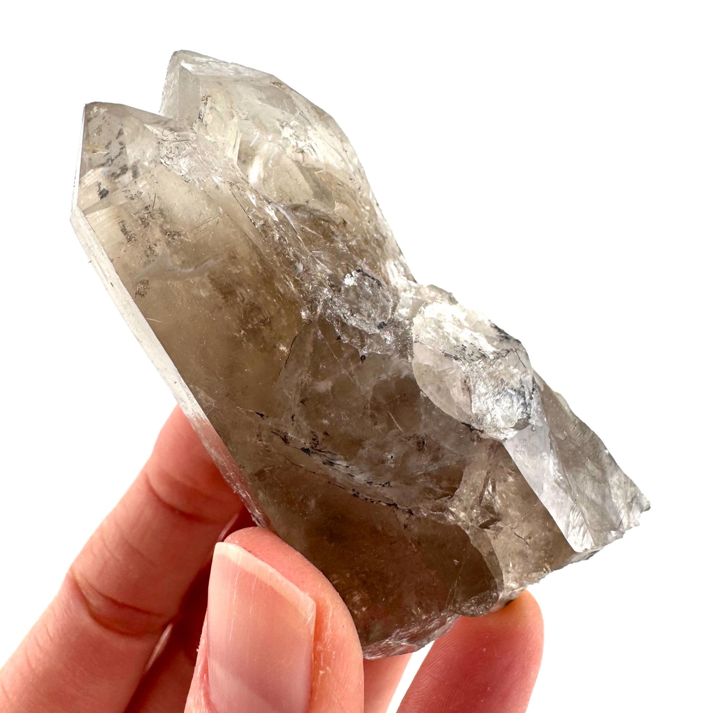 Namibian Smoky Quartz Crystal Point | Raw Mineral Specimen