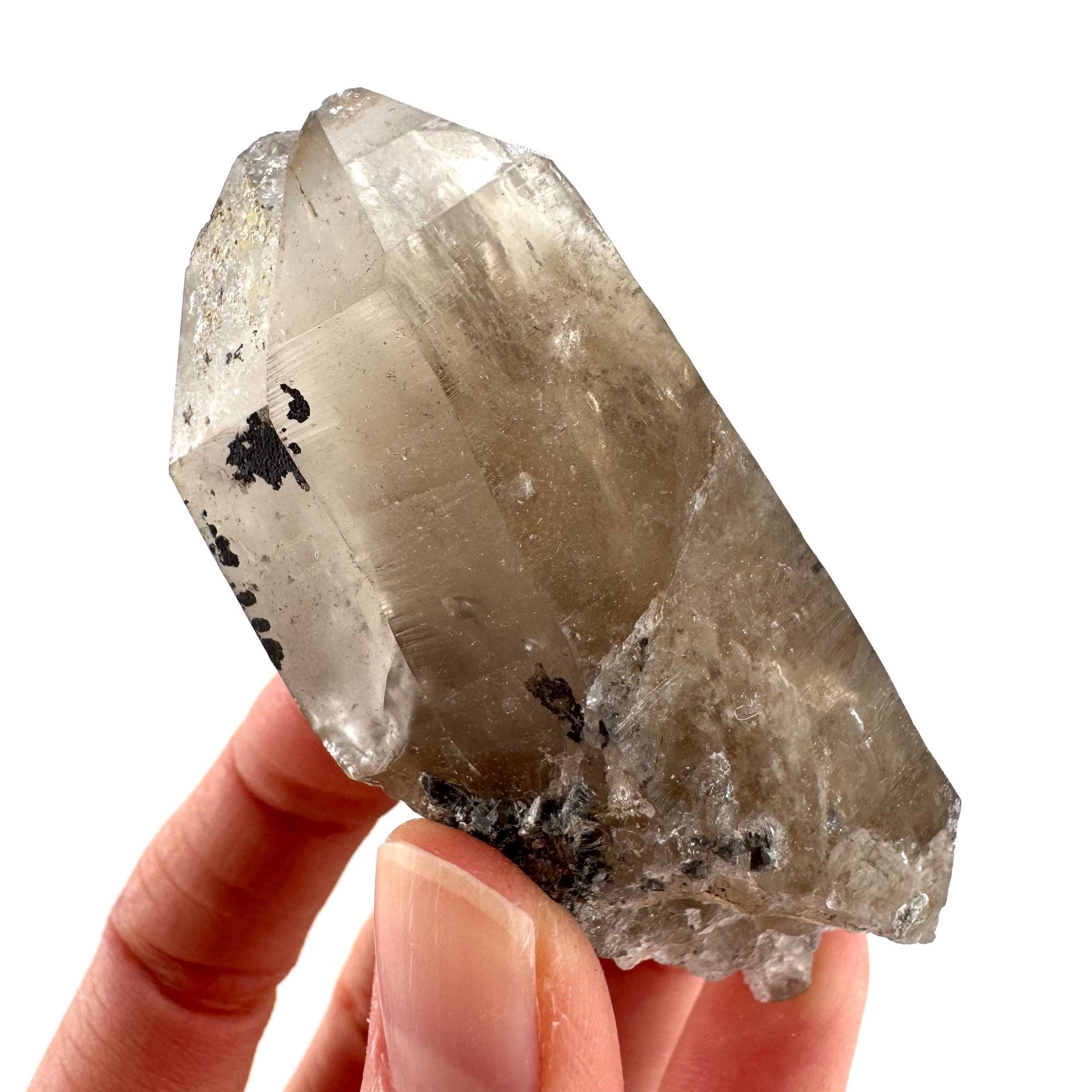 Namibian Smoky Quartz Crystal Point | Raw Mineral Specimen