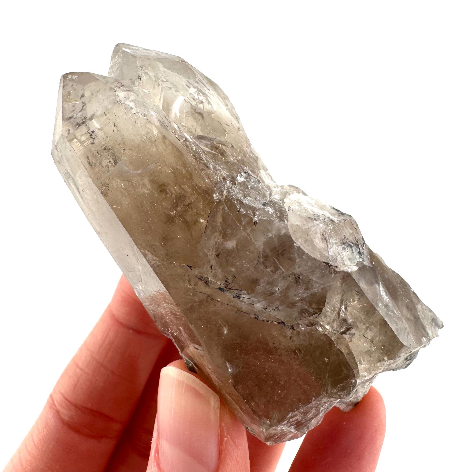 Namibian Smoky Quartz Crystal Point | Raw Mineral Specimen