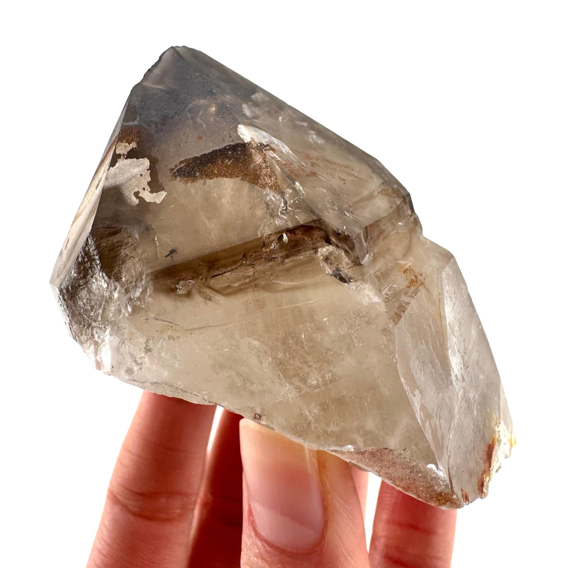 Namibian Smoky Quartz Crystal Point | Raw Mineral Specimen