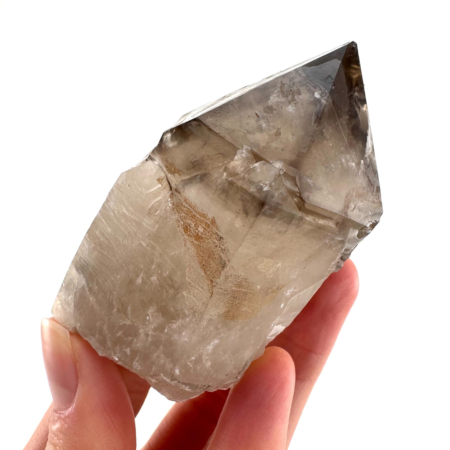 Namibian Smoky Quartz Crystal Point | Raw Mineral Specimen