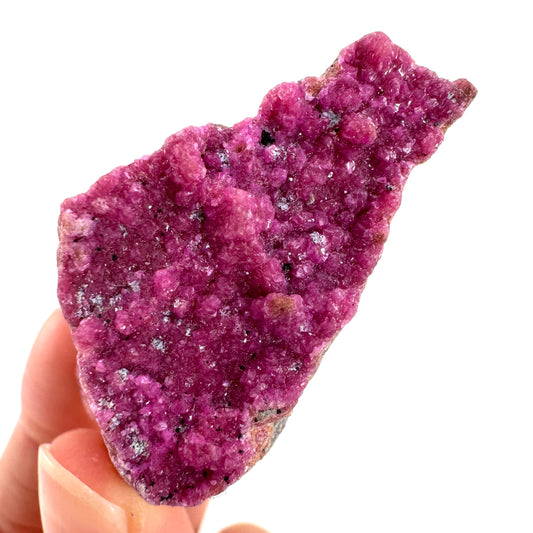 Cobaltoan Calcite | natural pink crystal cluster, mineral specimen