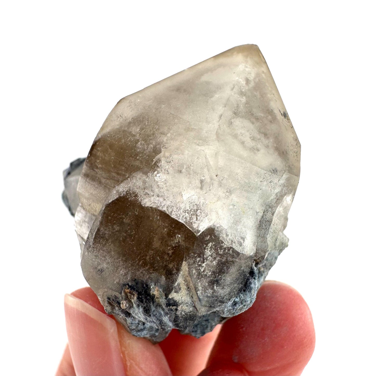 Gitter Quartz with Feldspar & Foitite | lattice crystal, mineral specimen from Namibia