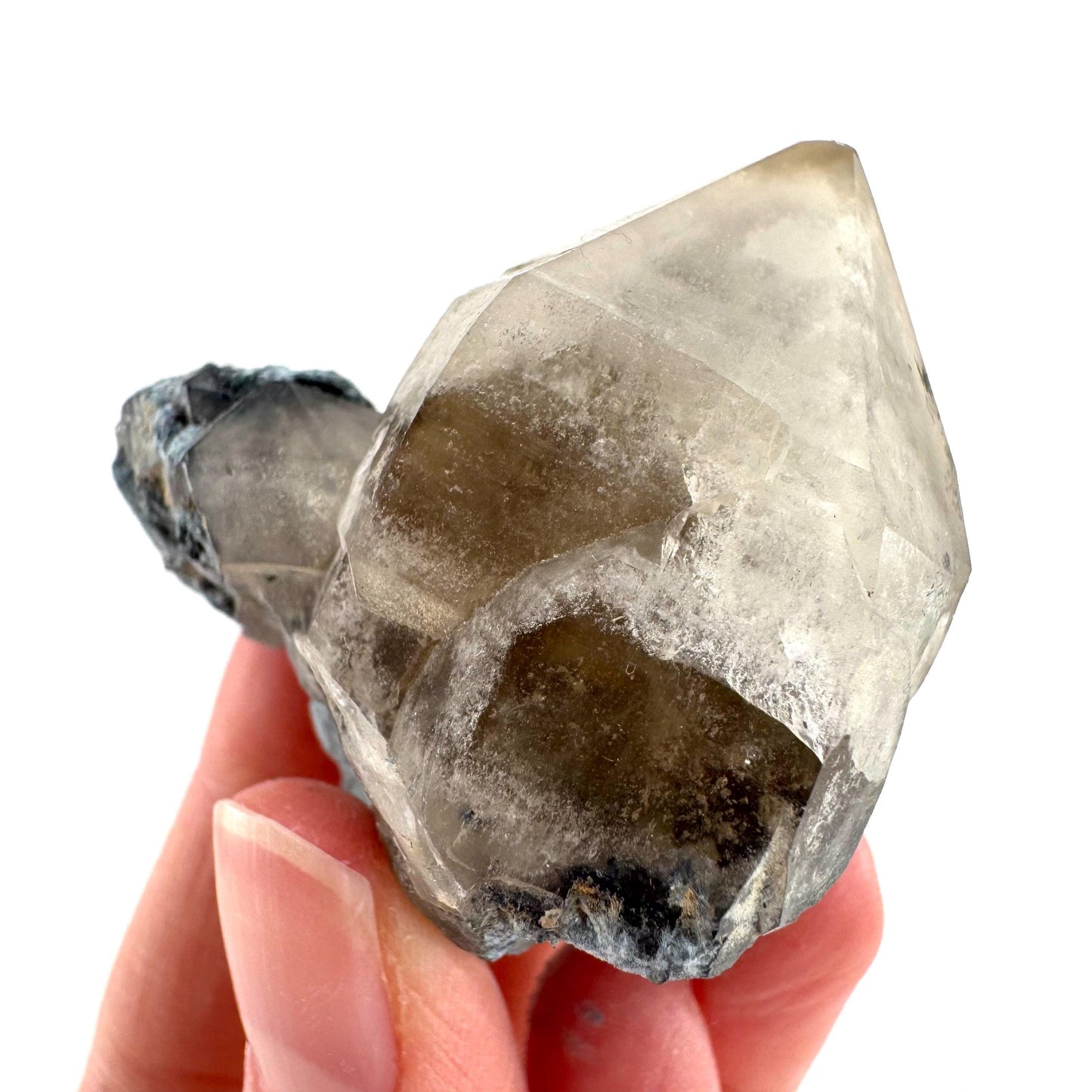 Gitter Quartz with Feldspar & Foitite | lattice crystal, mineral specimen from Namibia