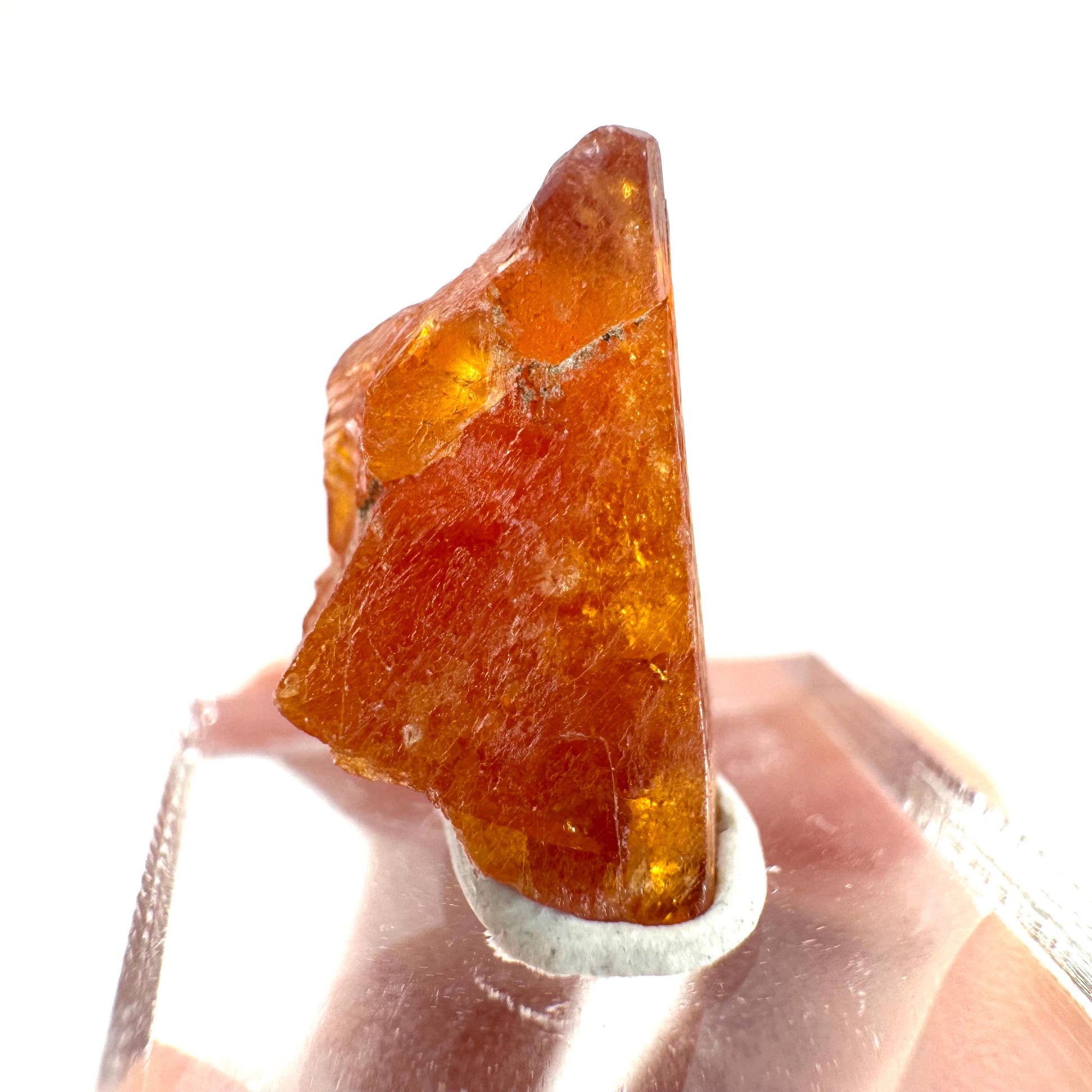 Scheelite | natural orange crystal, mineral specimen from Pakistan