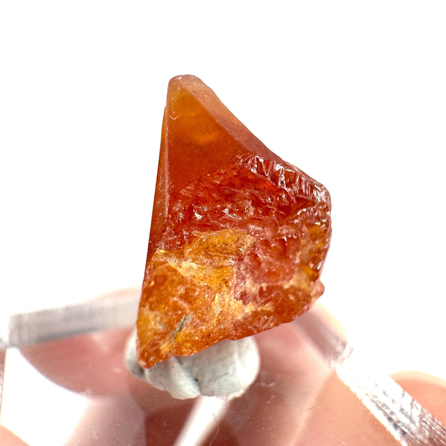 Scheelite | natural orange crystal, mineral specimen from Pakistan