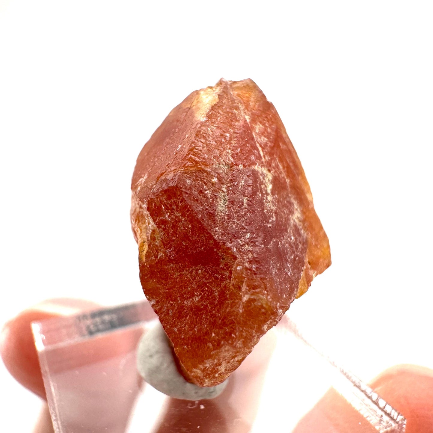 Scheelite | natural orange crystal, mineral specimen from Pakistan