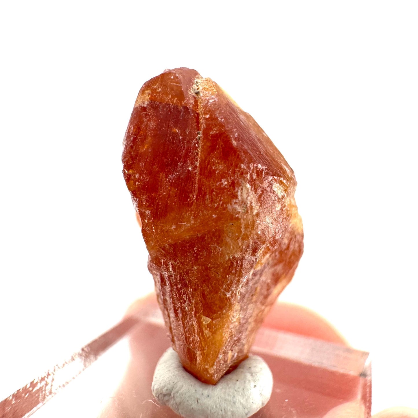 Scheelite | natural orange crystal, mineral specimen from Pakistan