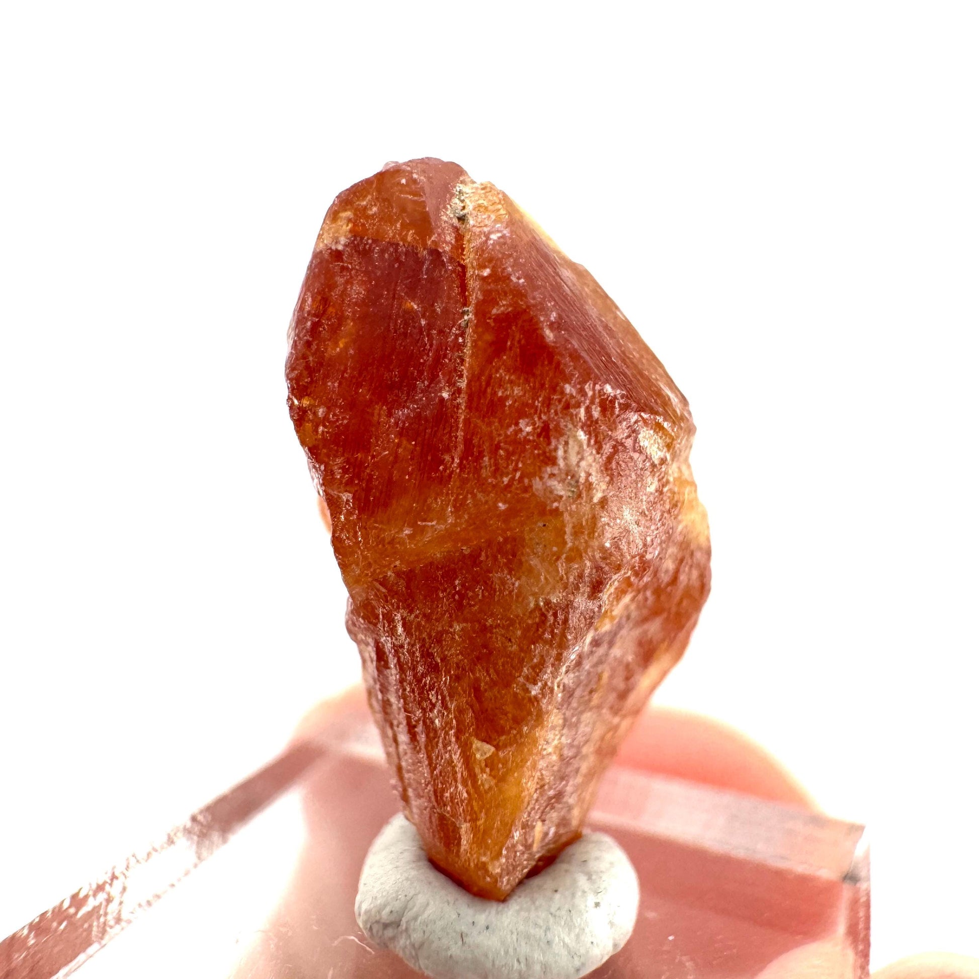 Scheelite | natural orange crystal, mineral specimen from Pakistan