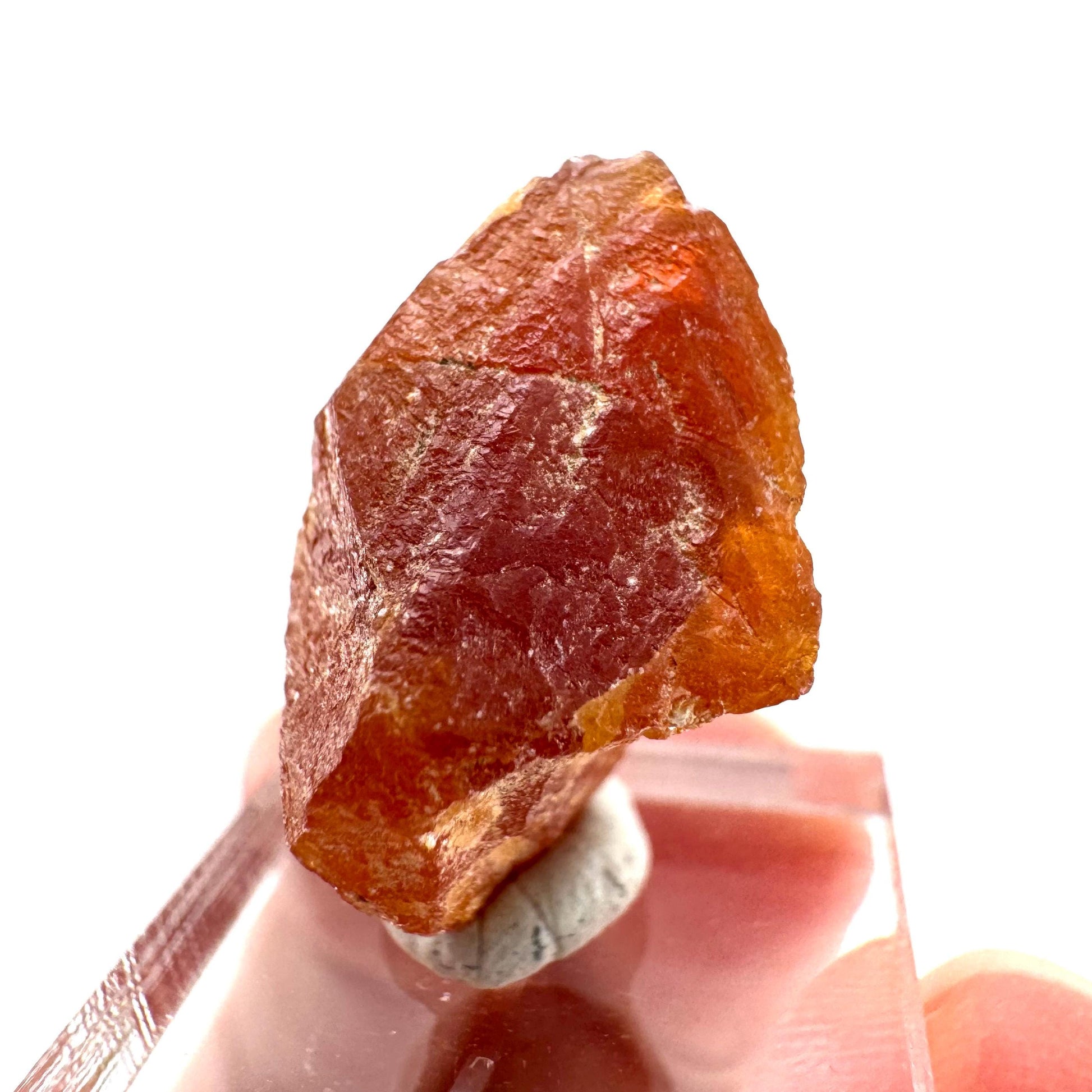 Scheelite | natural orange crystal, mineral specimen from Pakistan