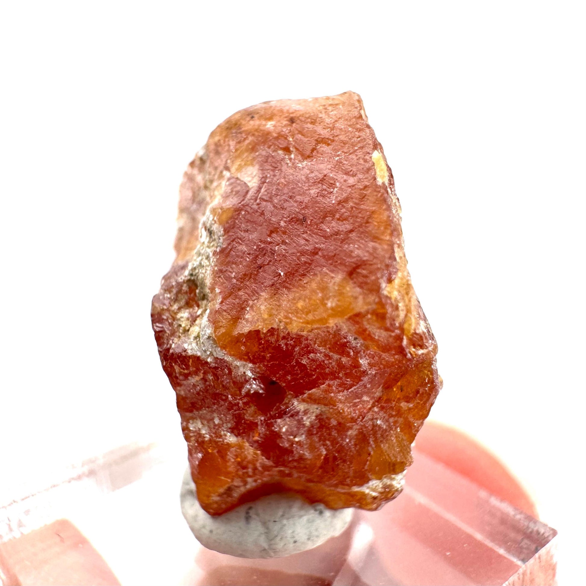 Scheelite | natural orange crystal, mineral specimen from Pakistan