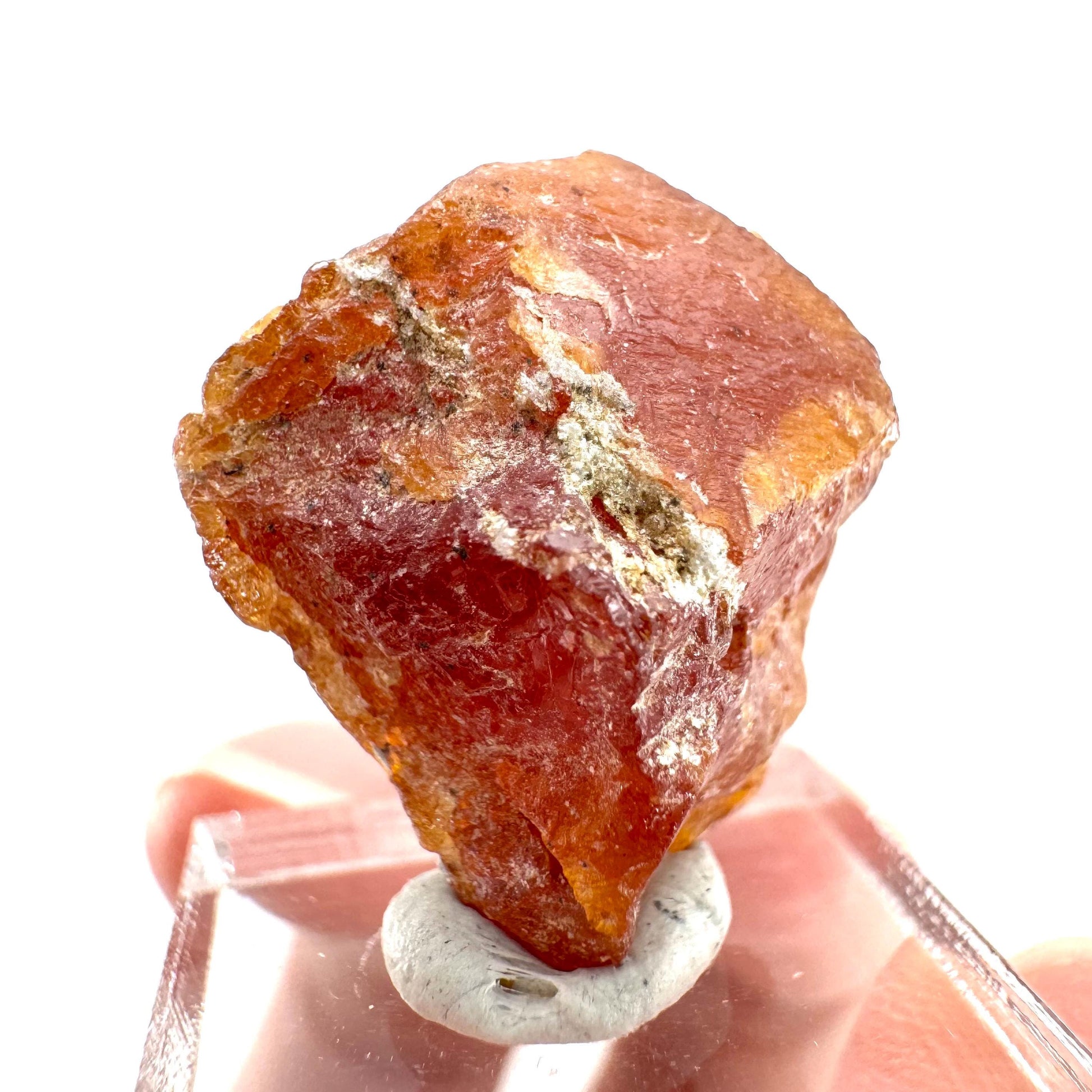 Scheelite | natural orange crystal, mineral specimen from Pakistan