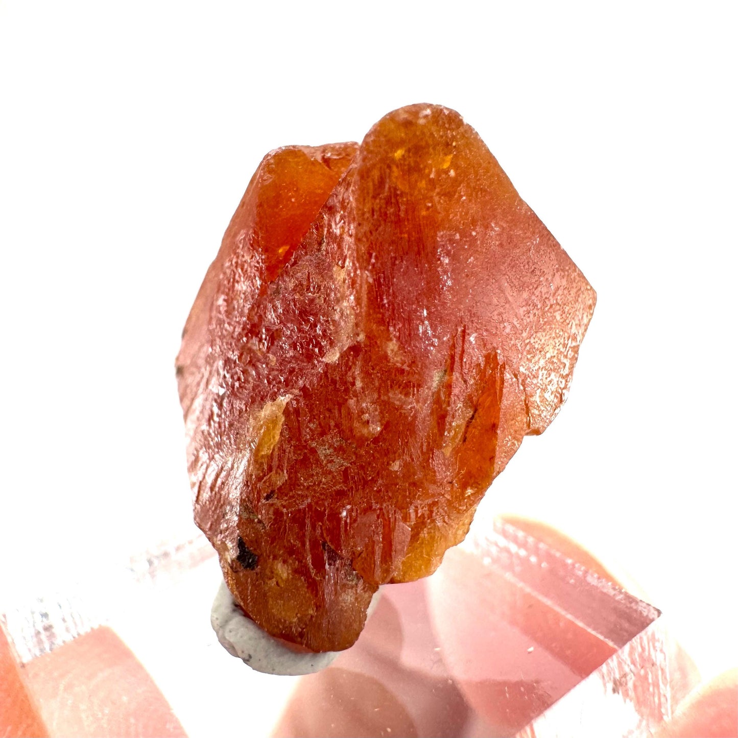 Scheelite | natural orange crystal, mineral specimen from Pakistan