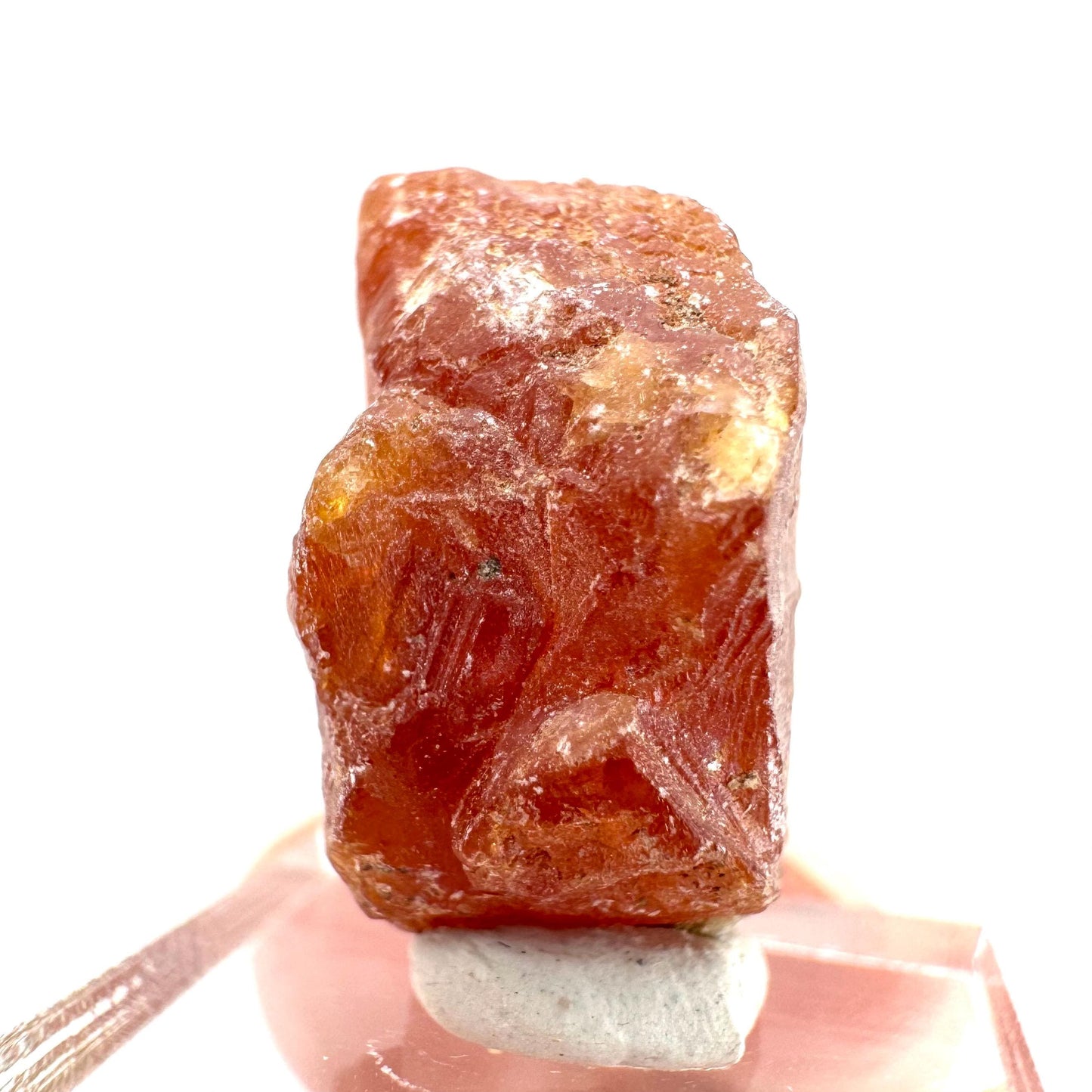 Scheelite | natural orange crystal, mineral specimen from Pakistan