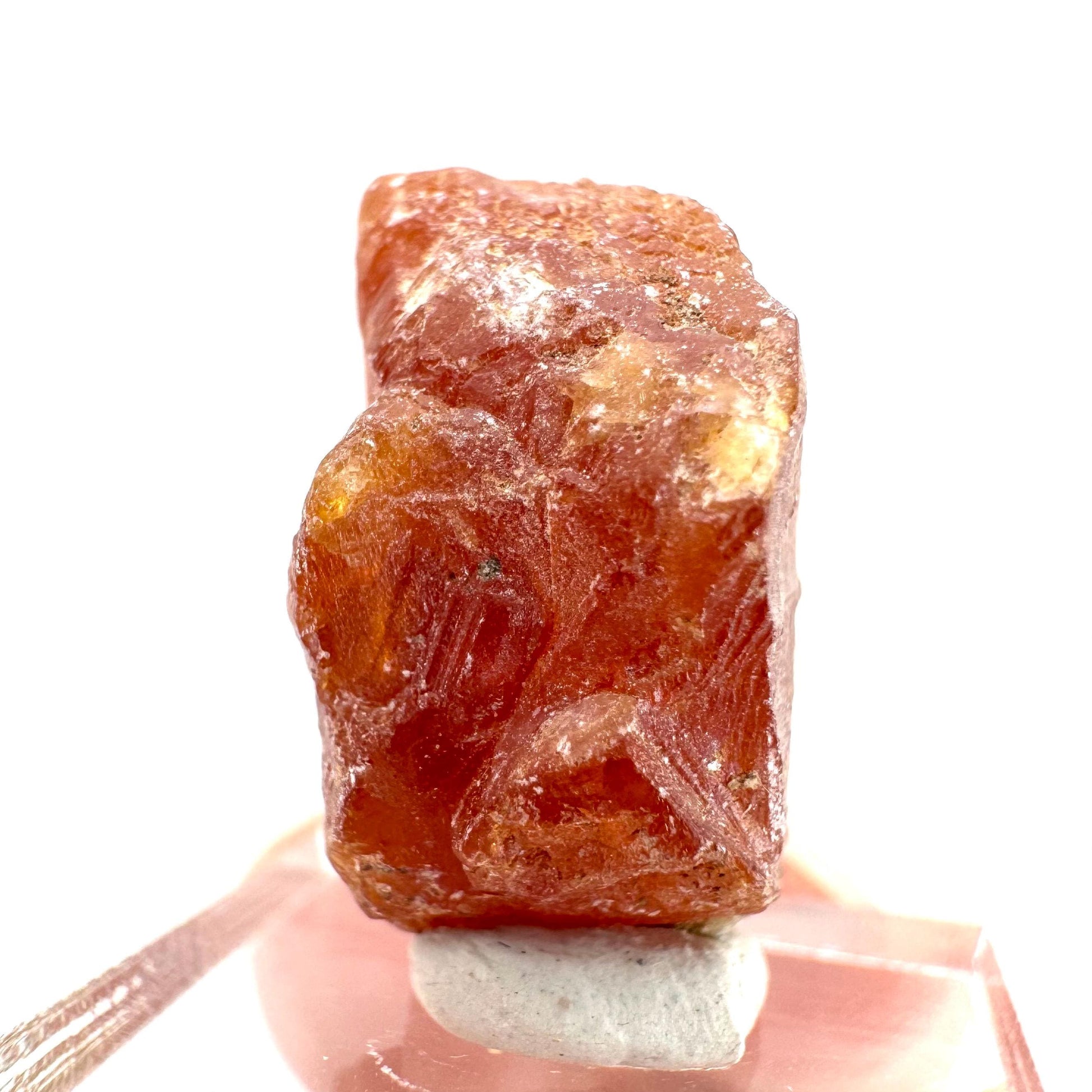 Scheelite | natural orange crystal, mineral specimen from Pakistan