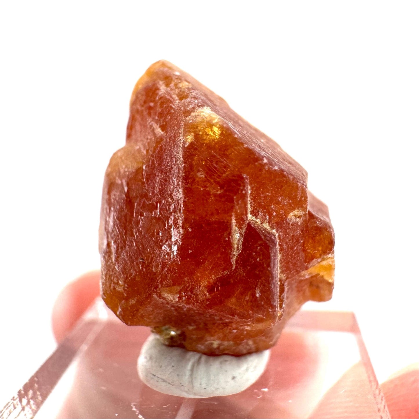 Scheelite | natural orange crystal, mineral specimen from Pakistan
