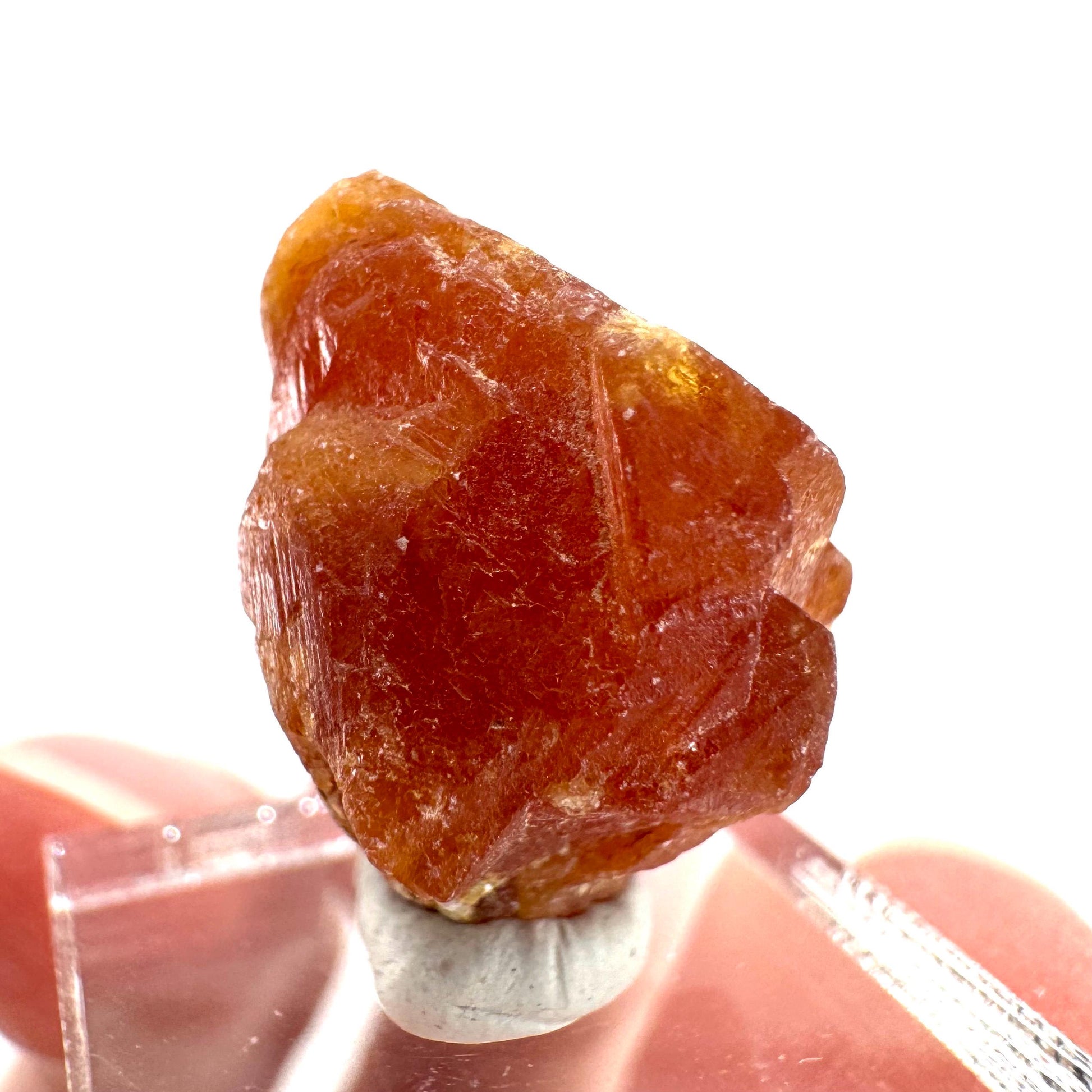 Scheelite | natural orange crystal, mineral specimen from Pakistan