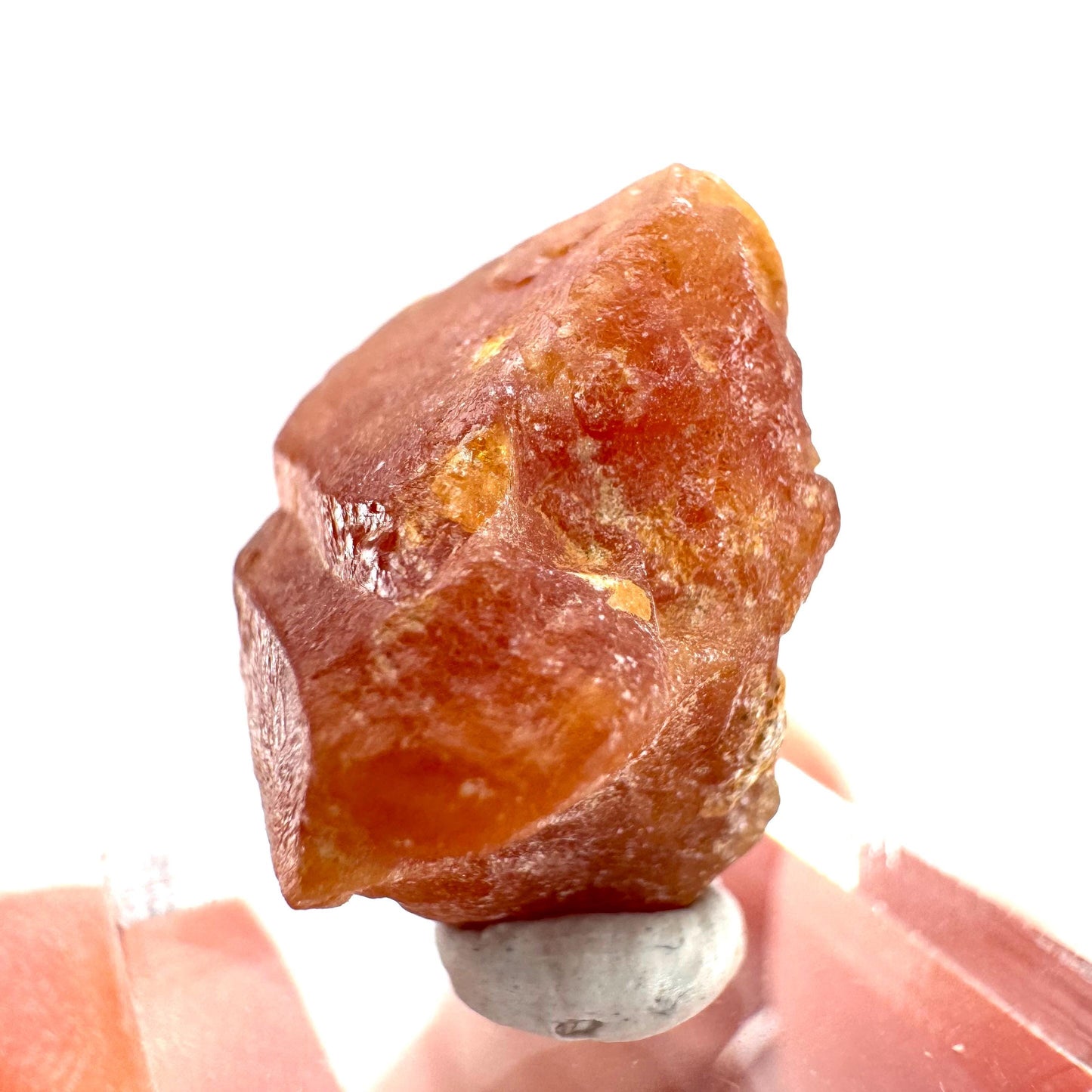 Scheelite | natural orange crystal, mineral specimen from Pakistan