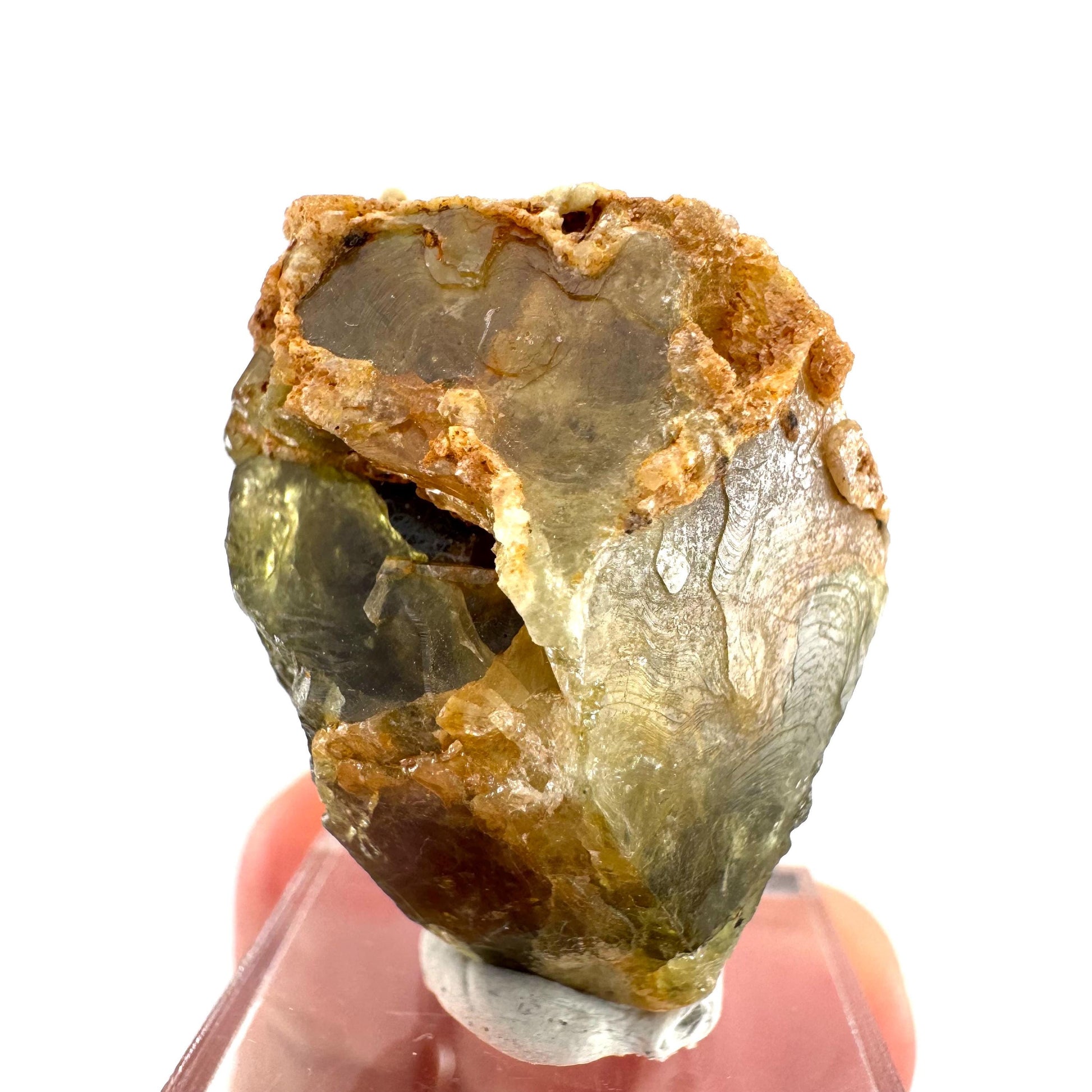 Andradite-Grossular Garnet | natural green crystal, raw mineral specimen from Mali