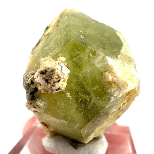 Andradite-Grossular Garnet | natural green crystal, raw mineral specimen from Mali