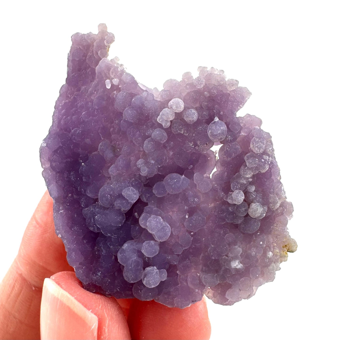 Grape Agate | botryoidal crystal cluster, purple mineral specimen from Indonesia