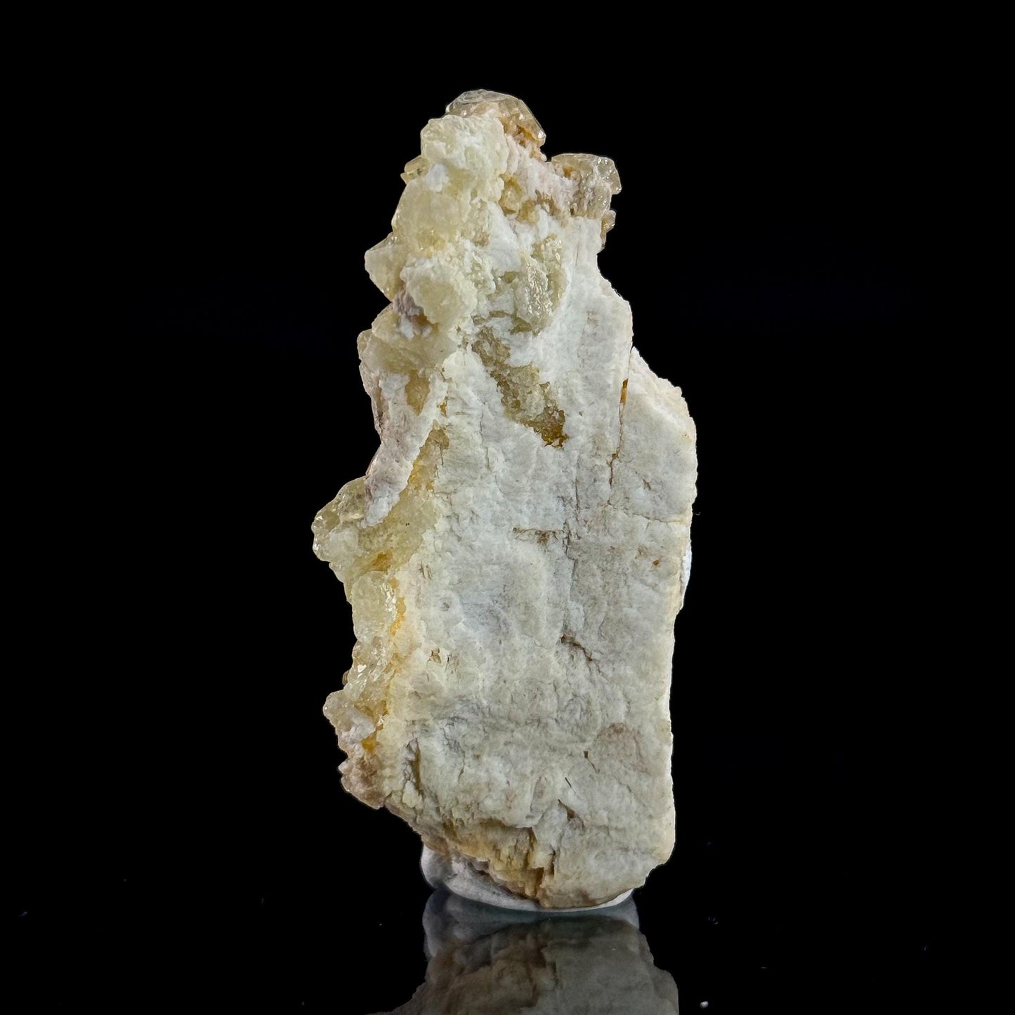 Brazilianite on Matrix | yellow crystal, mineral specimen from Brazil