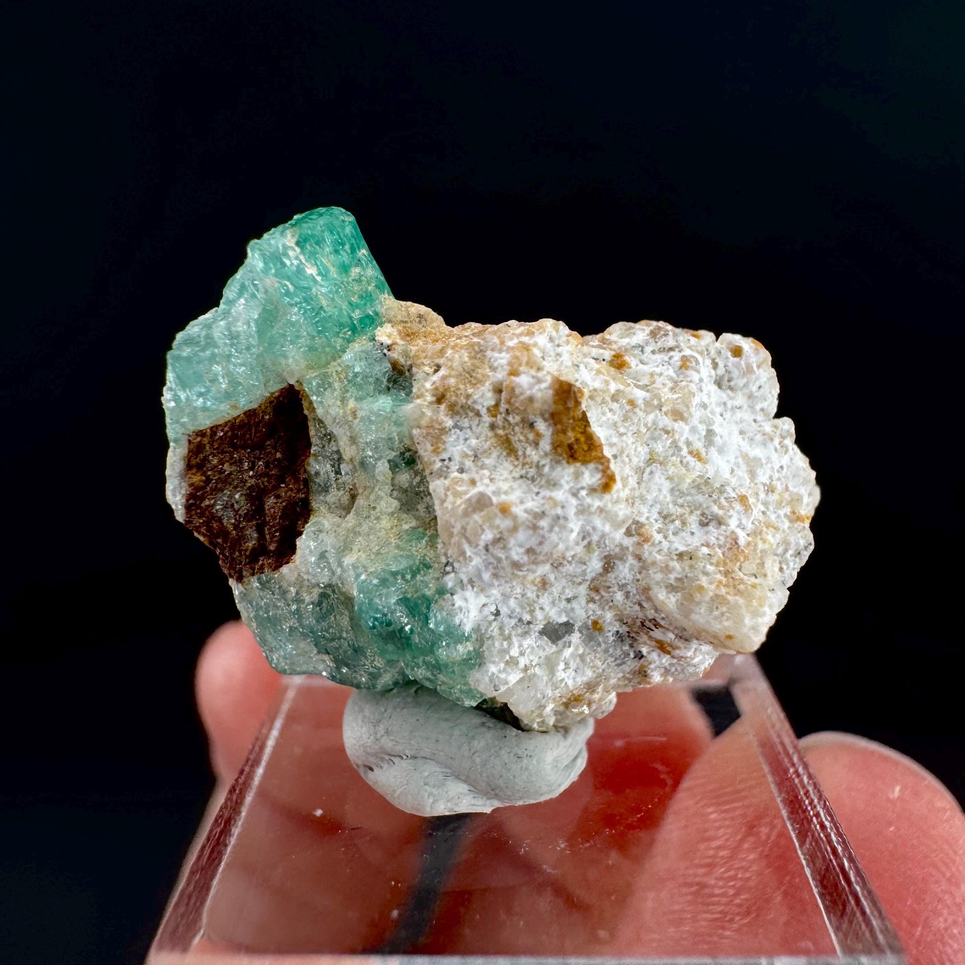 Emerald on Matrix | natural green crystal cluster, raw mineral specimen (Pakistan)