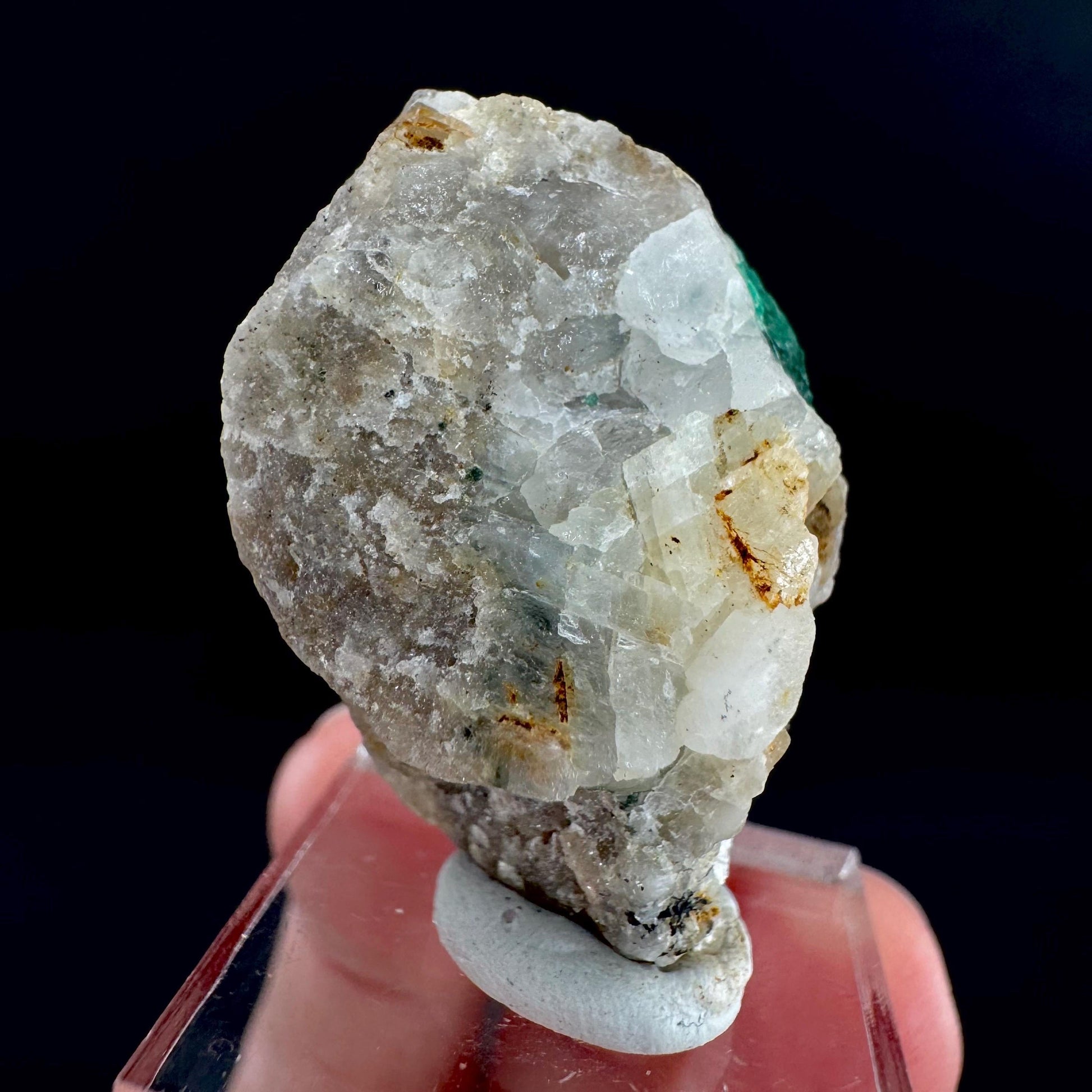 Emerald on Matrix | natural green crystal cluster, raw mineral specimen (Pakistan)