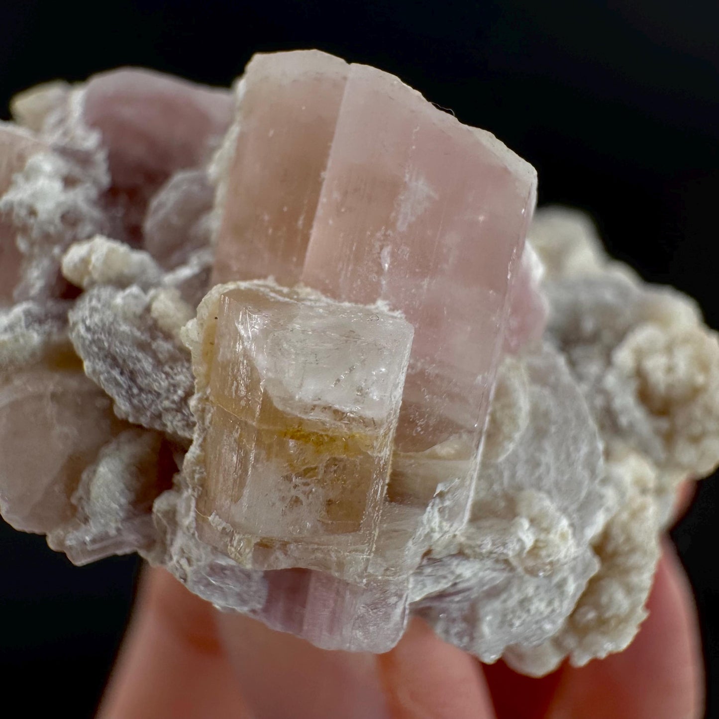 Tourmaline on Matrix | Natural Pink Crystal, Mineral Specimen from Pakistan