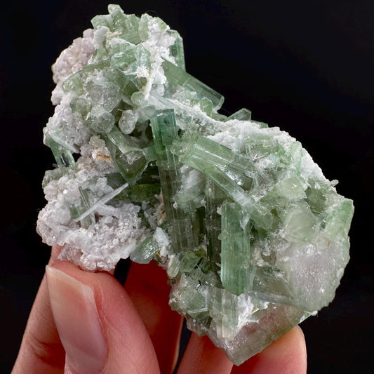 Indicolite Tourmaline on Matrix | Natural Blue-Green Crystal, Mineral Specimen from Pakistan