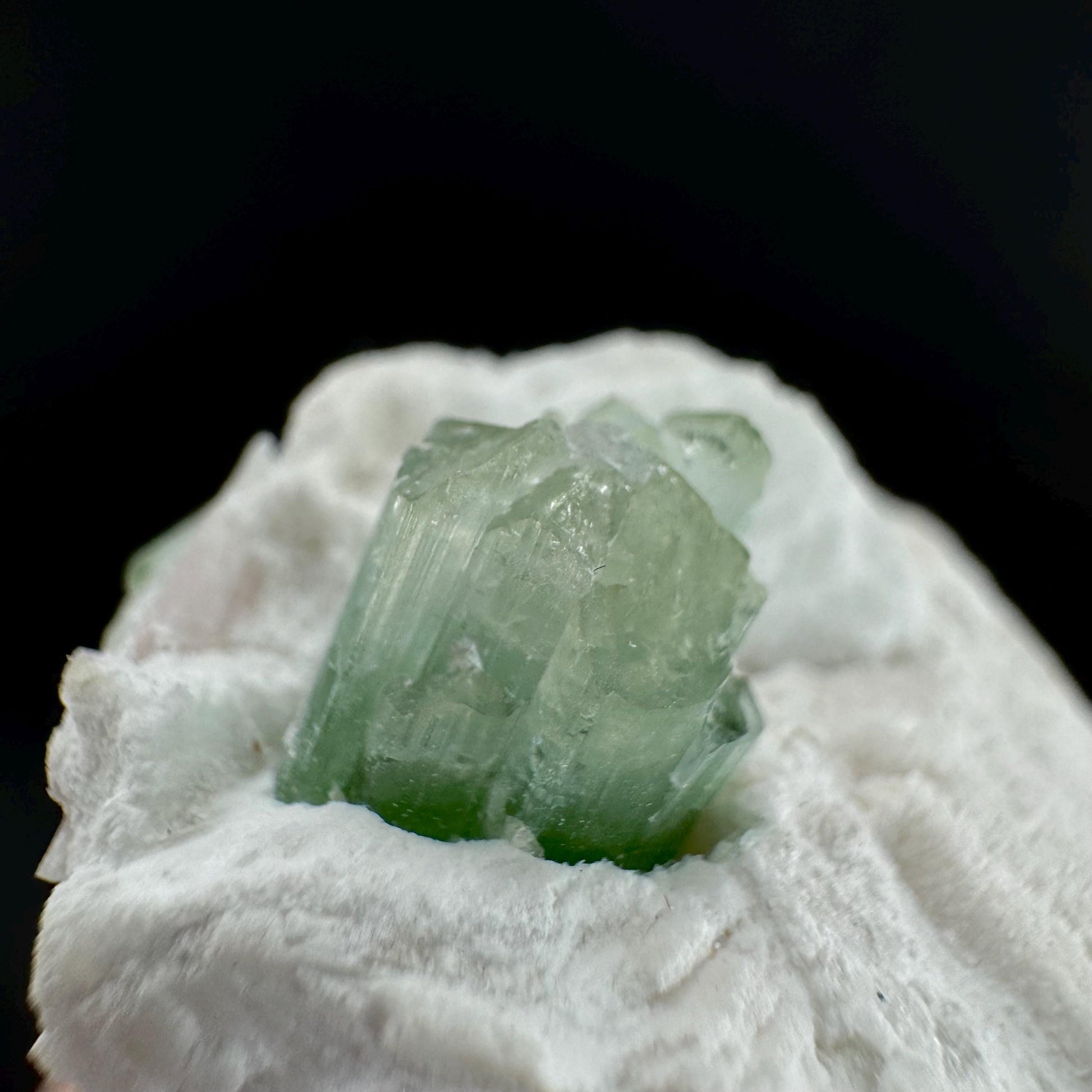 Indicolite Tourmaline on Matrix | Natural Blue-Green Crystal, Mineral Specimen from Pakistan