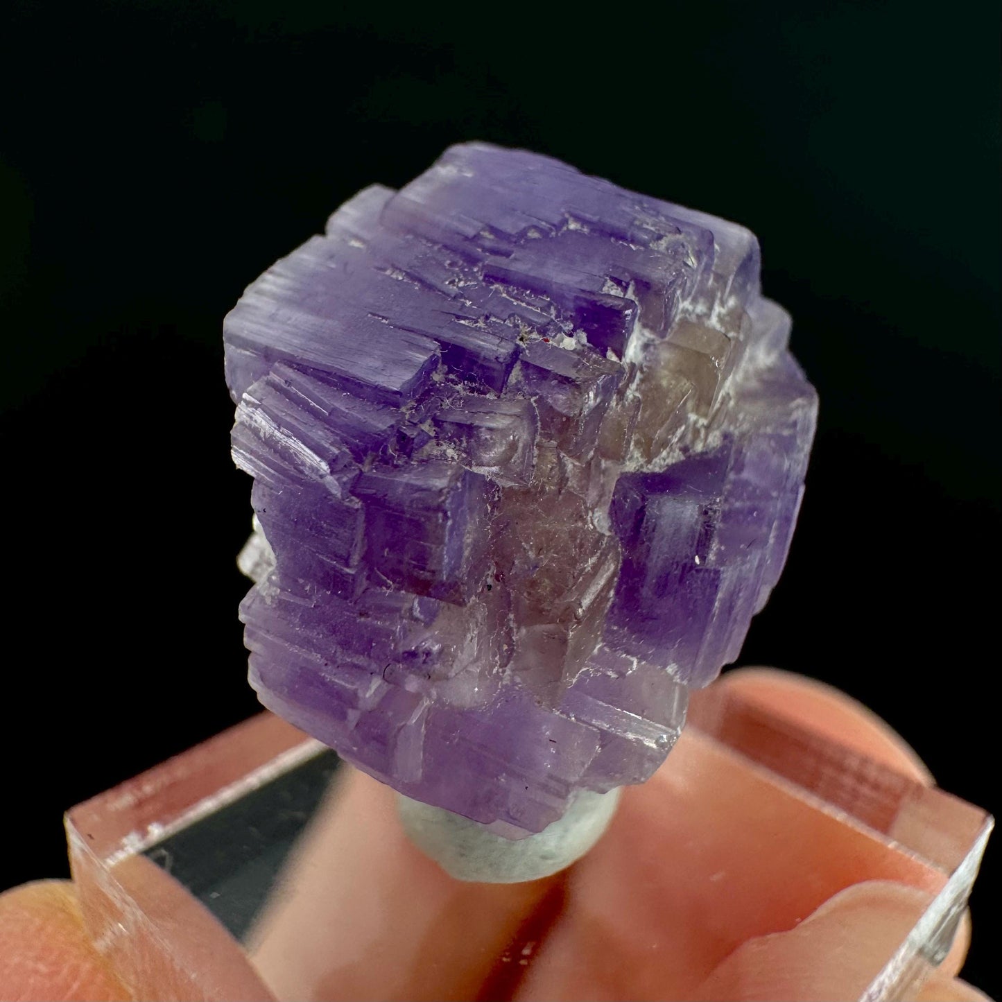 Purple Fluorapatite | natural crystal, rare mineral specimen from Afghanistan