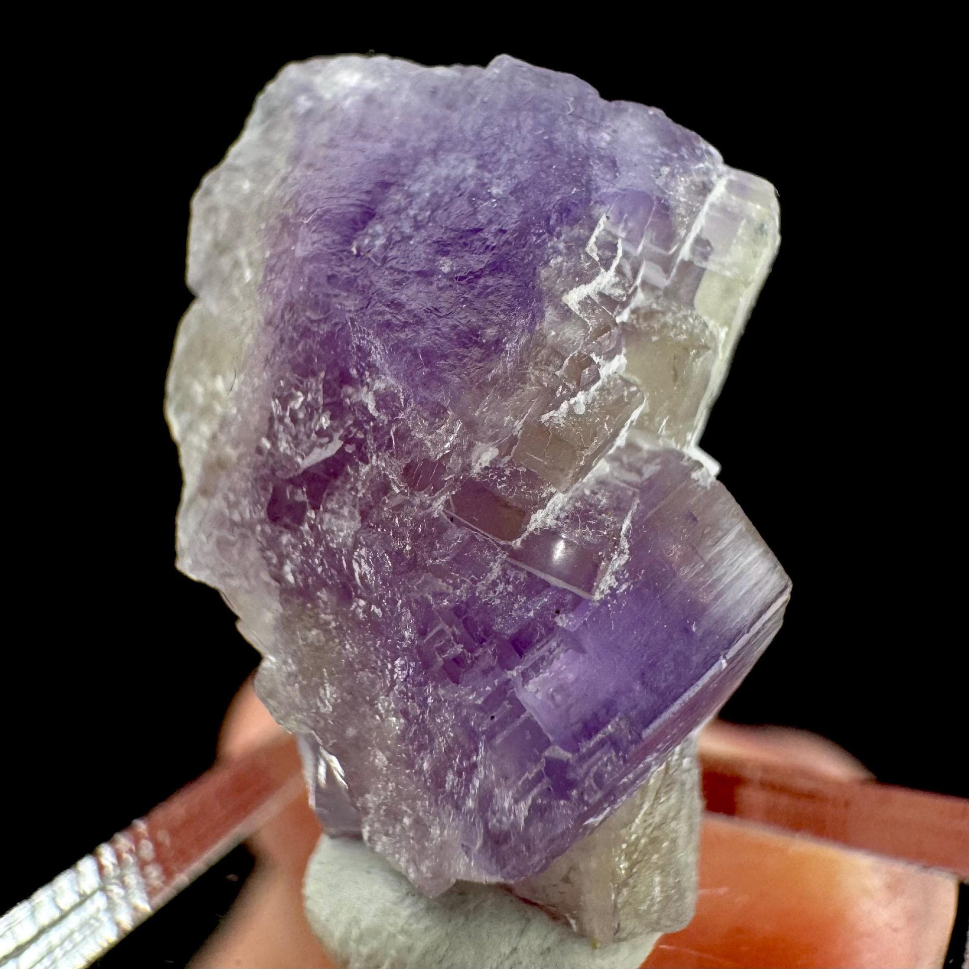 Purple Fluorapatite | natural crystal, rare mineral specimen from Afghanistan