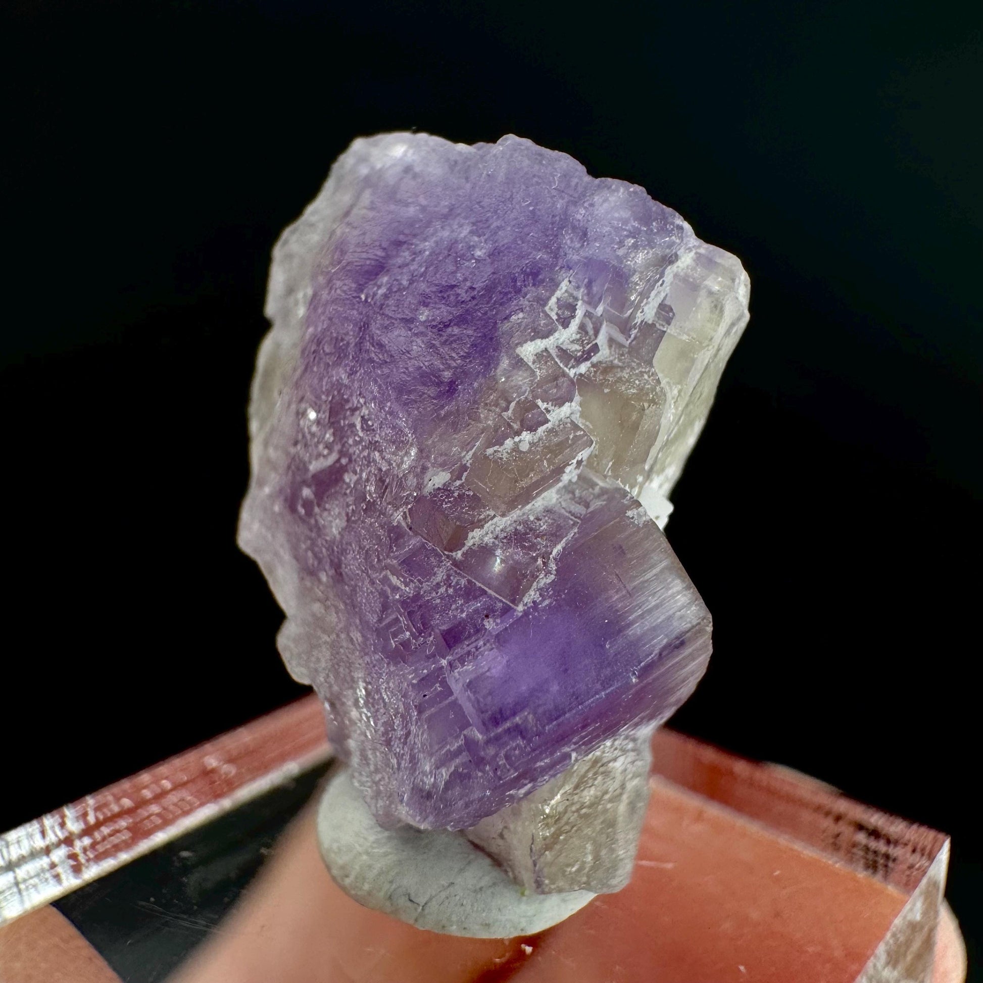 Purple Fluorapatite | natural crystal, rare mineral specimen from Afghanistan