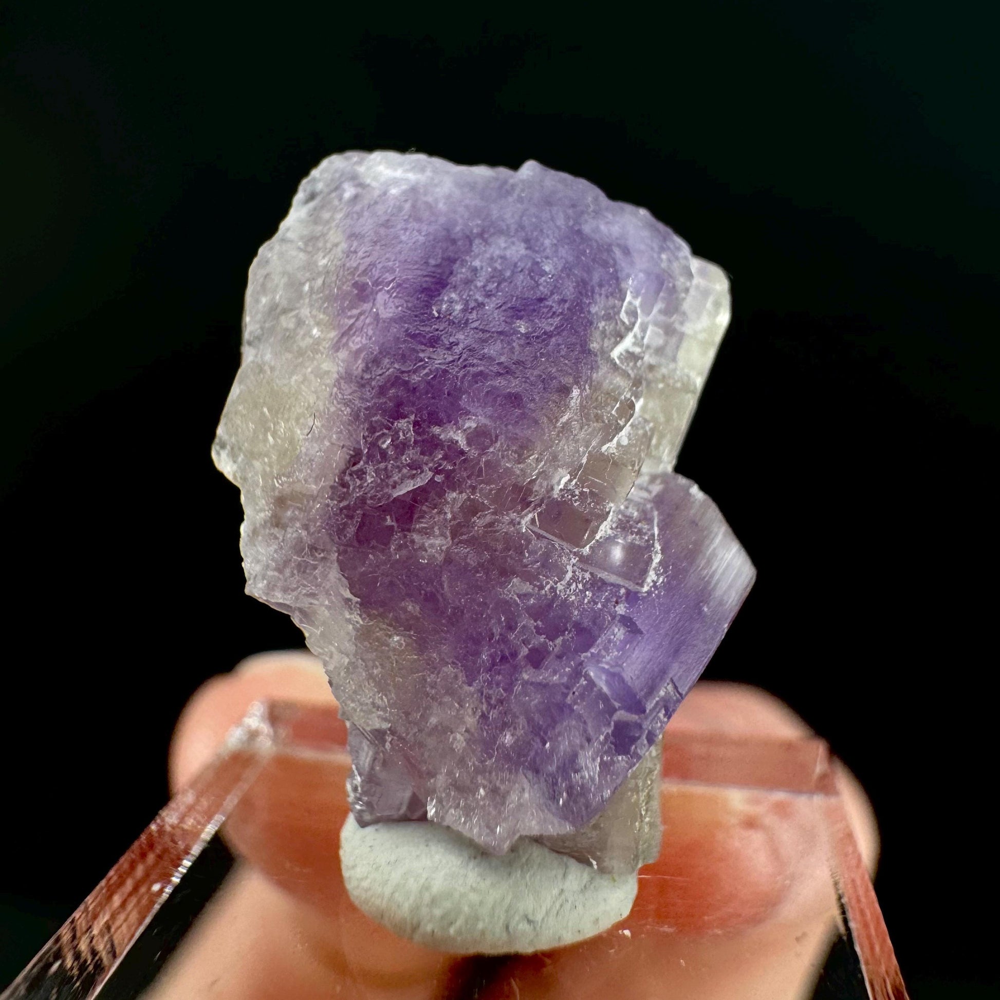Purple Fluorapatite | natural crystal, rare mineral specimen from Afghanistan