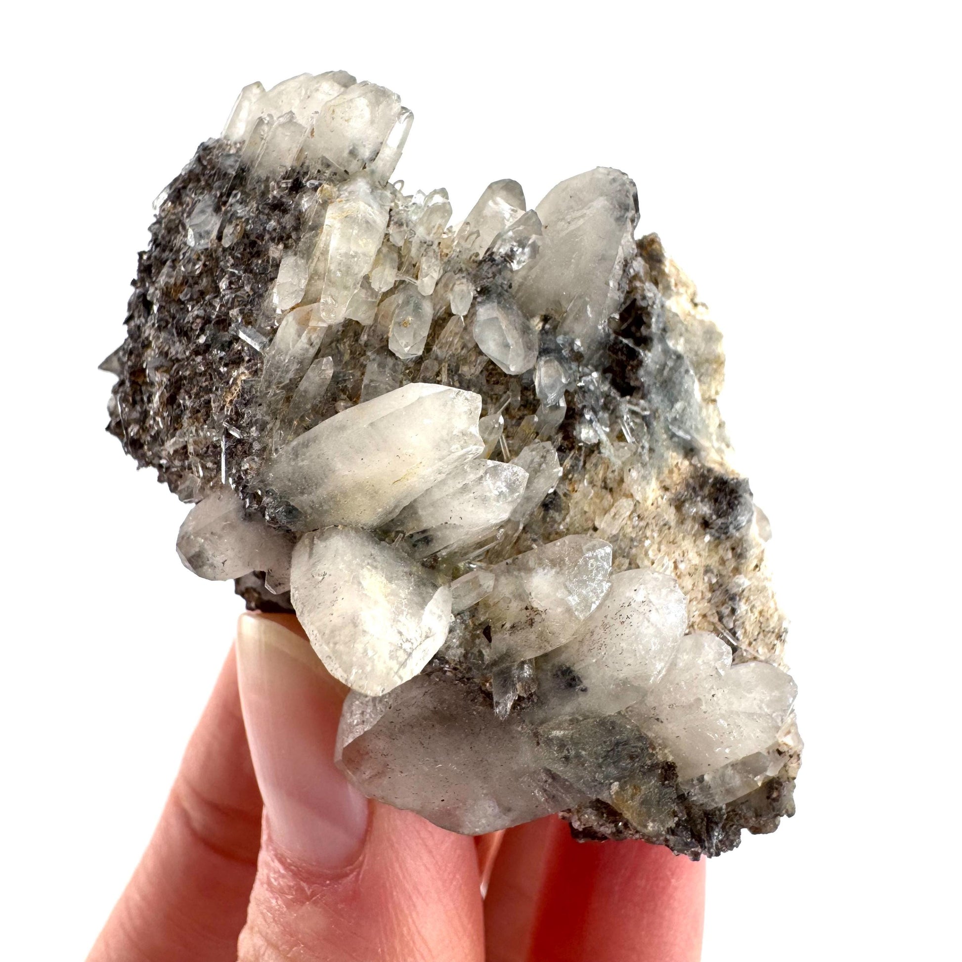 Lattice Quartz on Feldspar | Gitter Crystal, Mineral Specimen from Namibia
