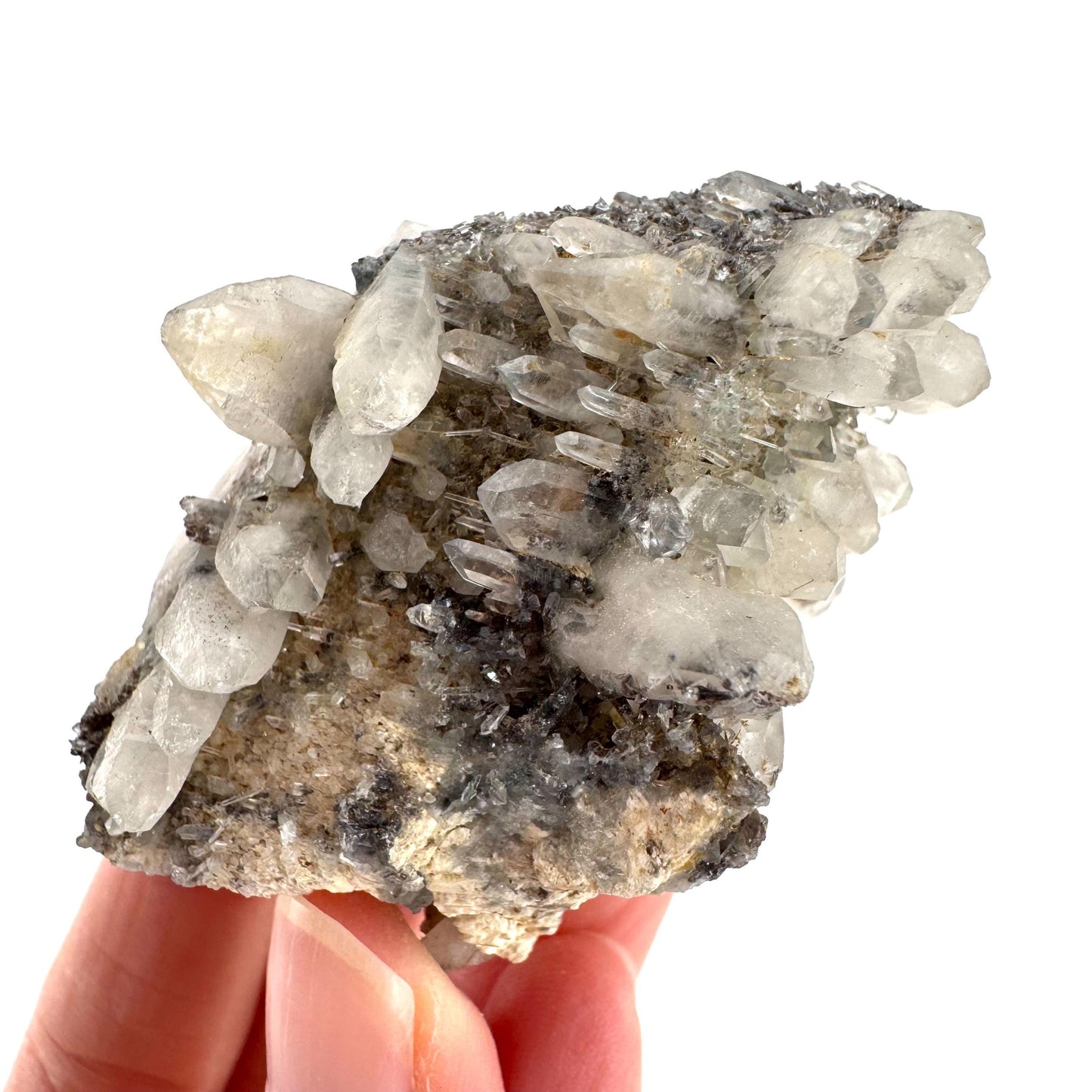 Lattice Quartz on Feldspar | Gitter Crystal, Mineral Specimen from Namibia