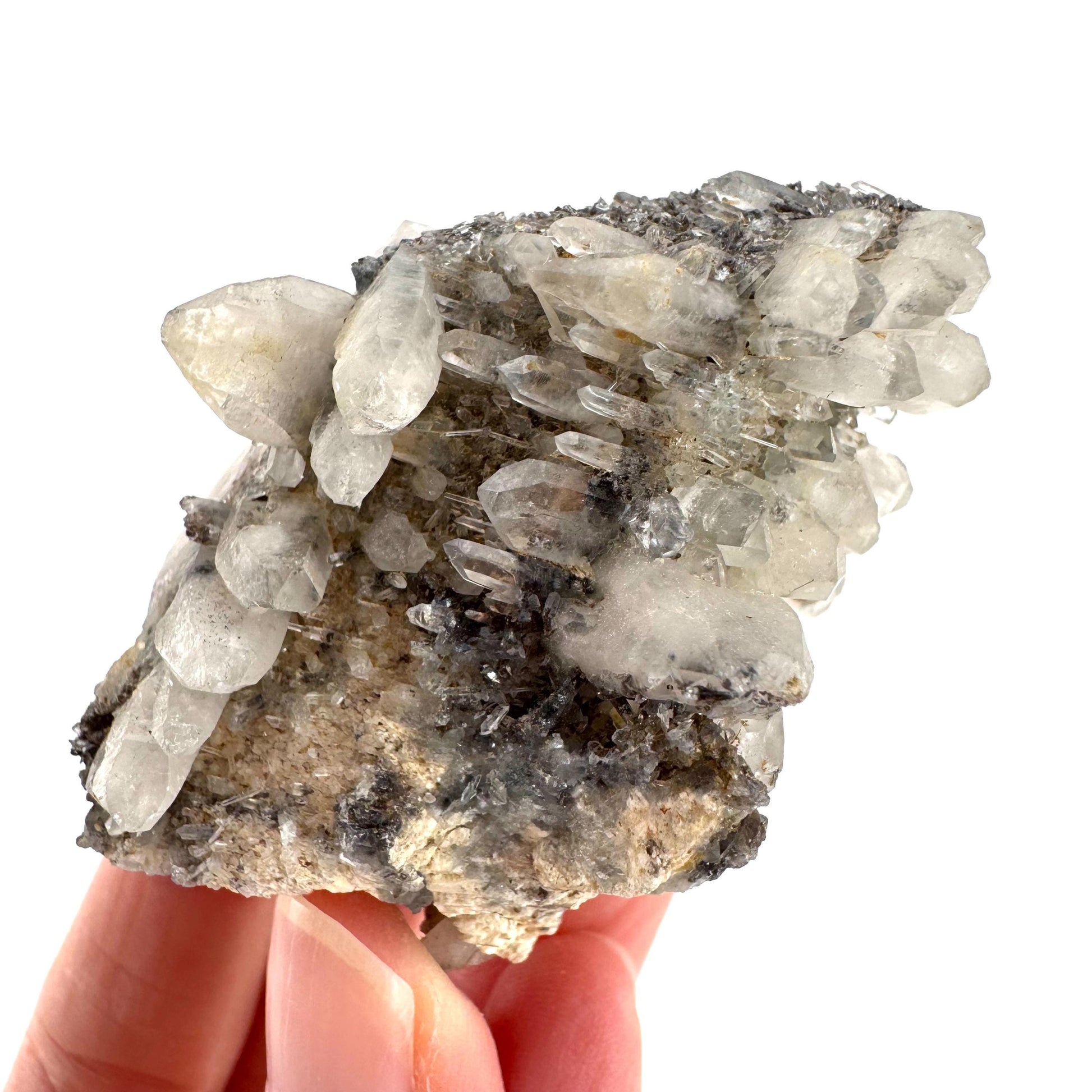 Lattice Quartz on Feldspar | Gitter Crystal, Mineral Specimen from Namibia
