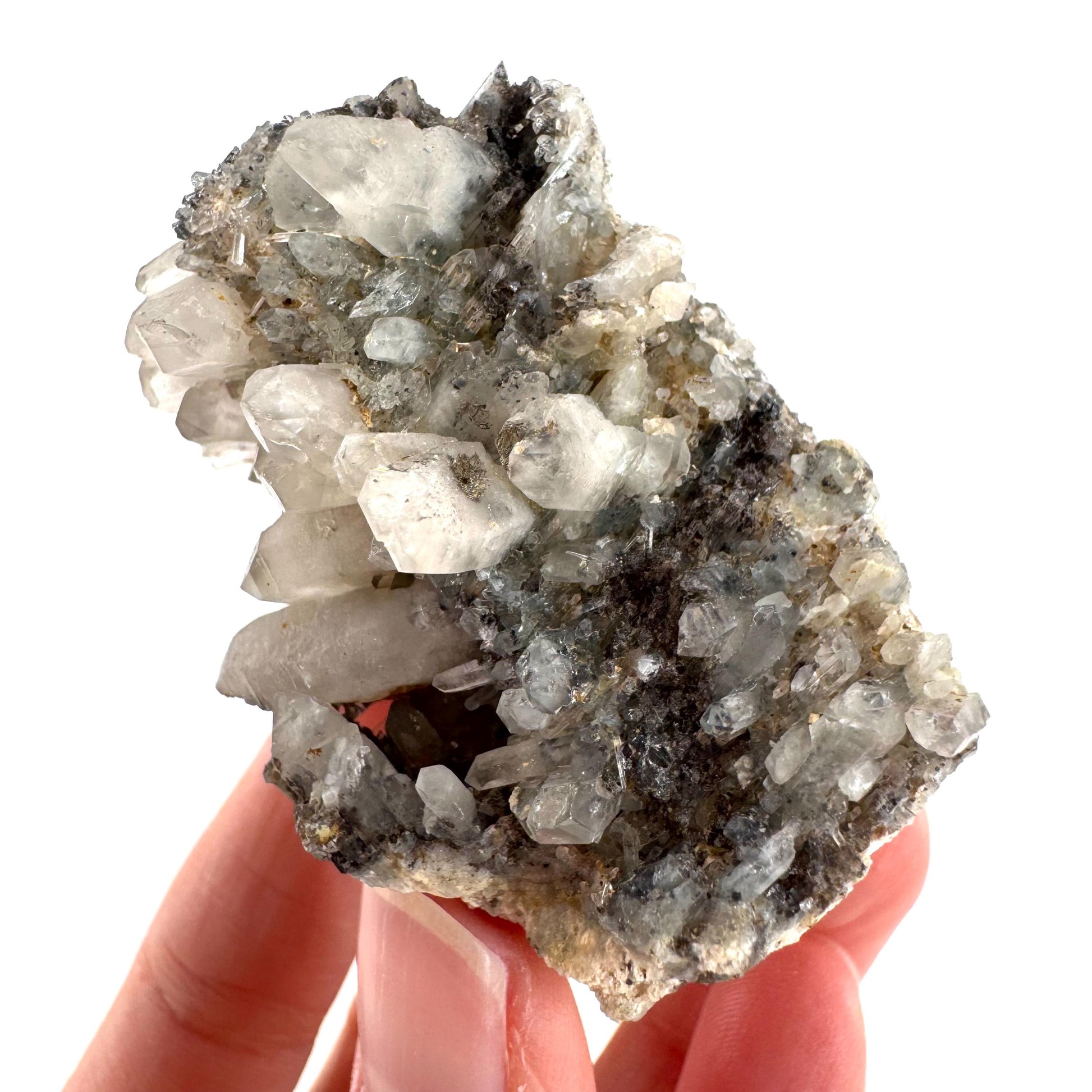 Lattice Quartz on Feldspar | Gitter Crystal, Mineral Specimen from Namibia