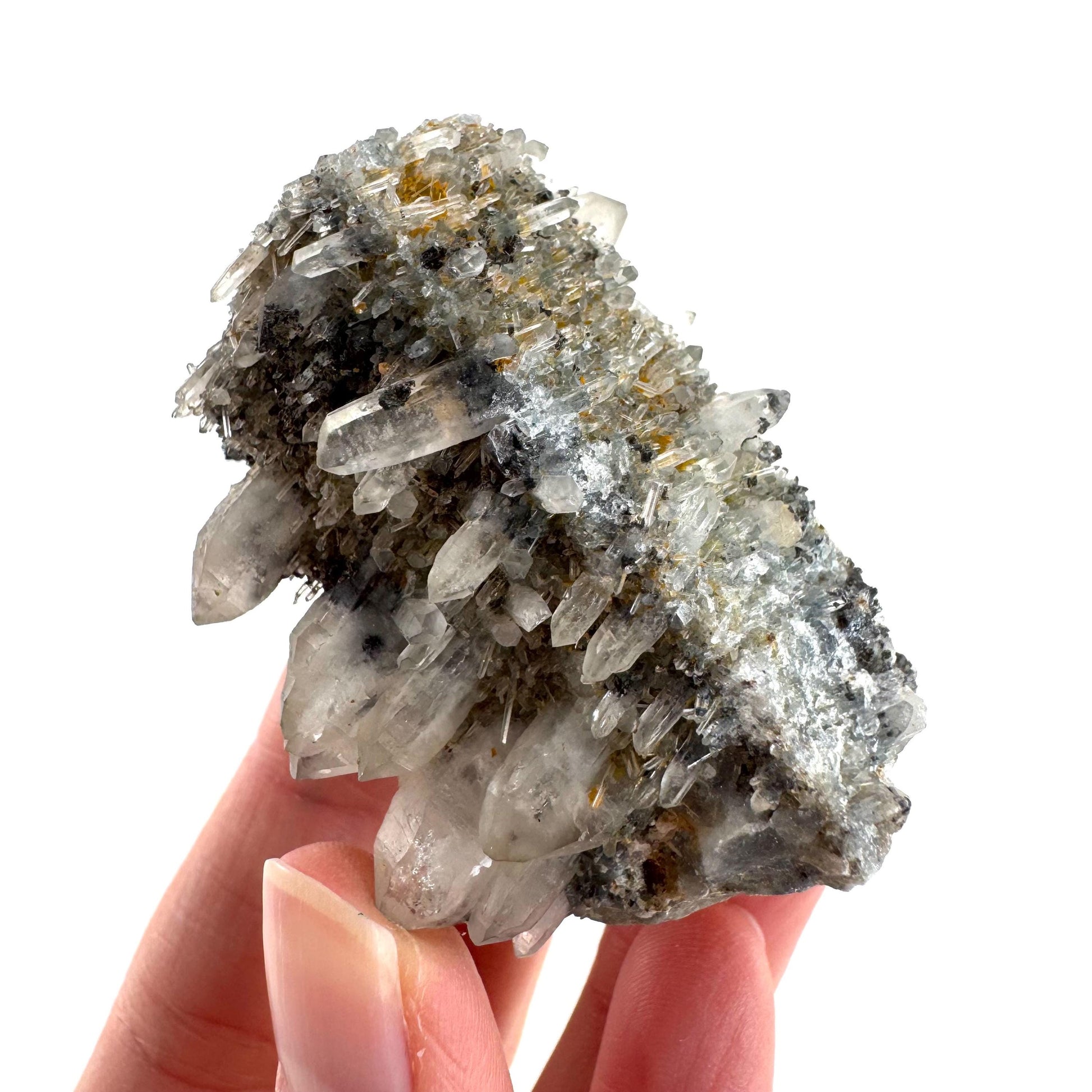 Lattice Quartz on Feldspar | Gitter Crystal, Mineral Specimen from Namibia