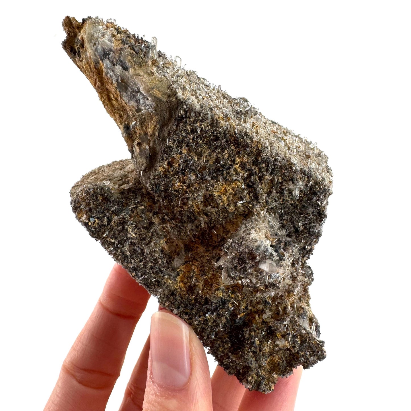 Lattice Quartz on Feldspar | Gitter Crystal, Mineral Specimen from Namibia