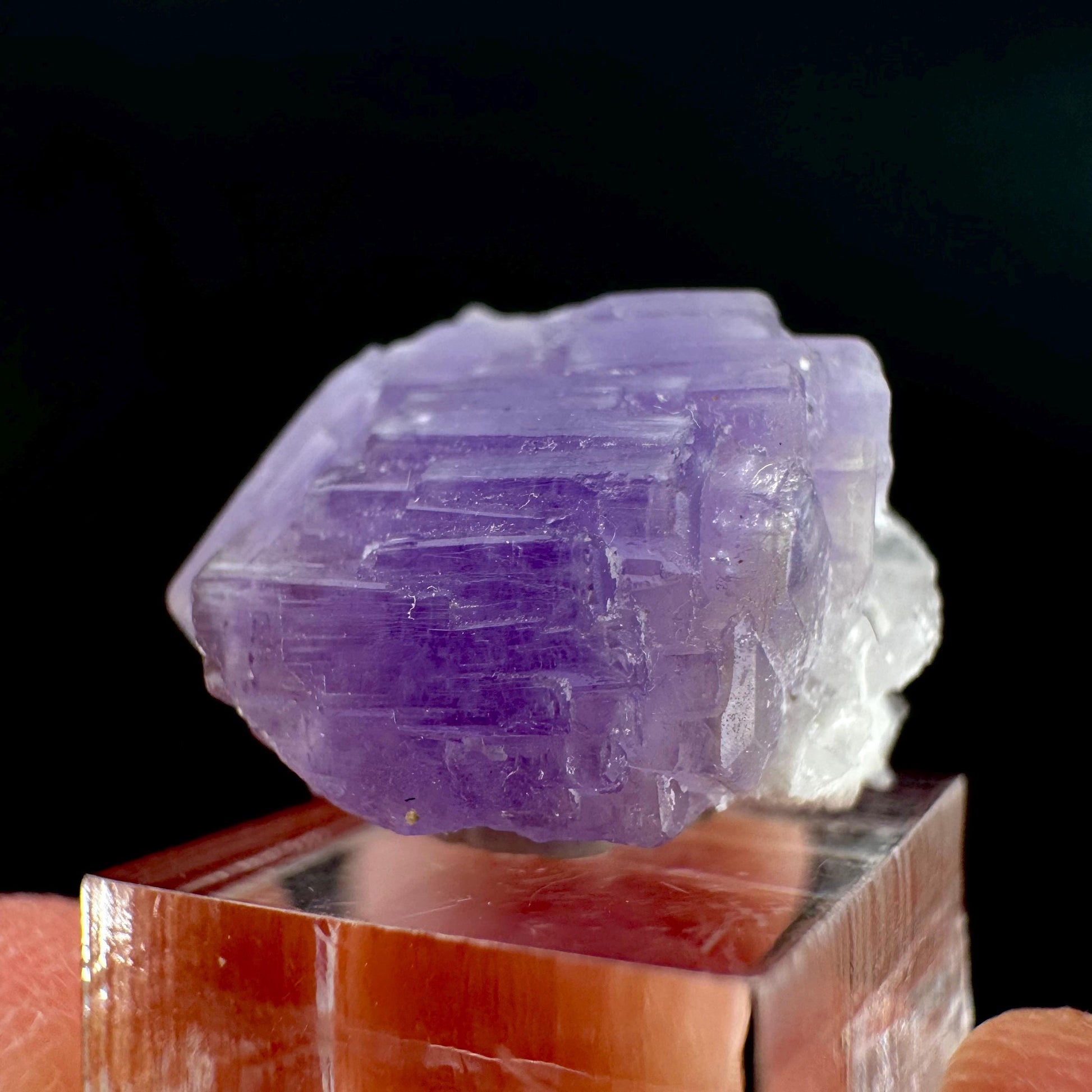 Purple Fluorapatite | natural crystal, rare mineral specimen from Afghanistan