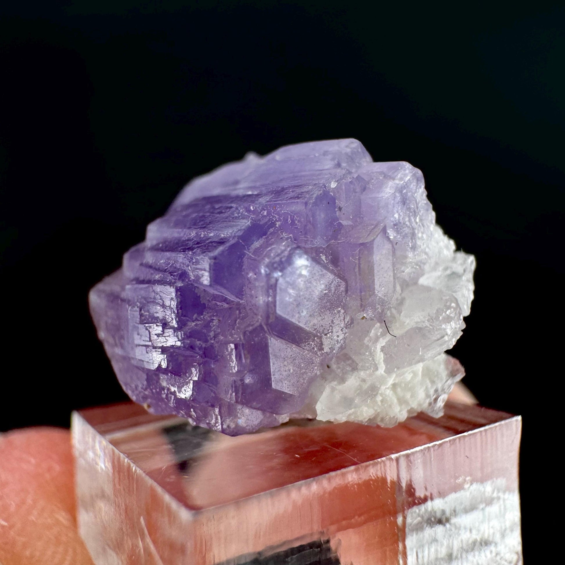 Purple Fluorapatite | natural crystal, rare mineral specimen from Afghanistan