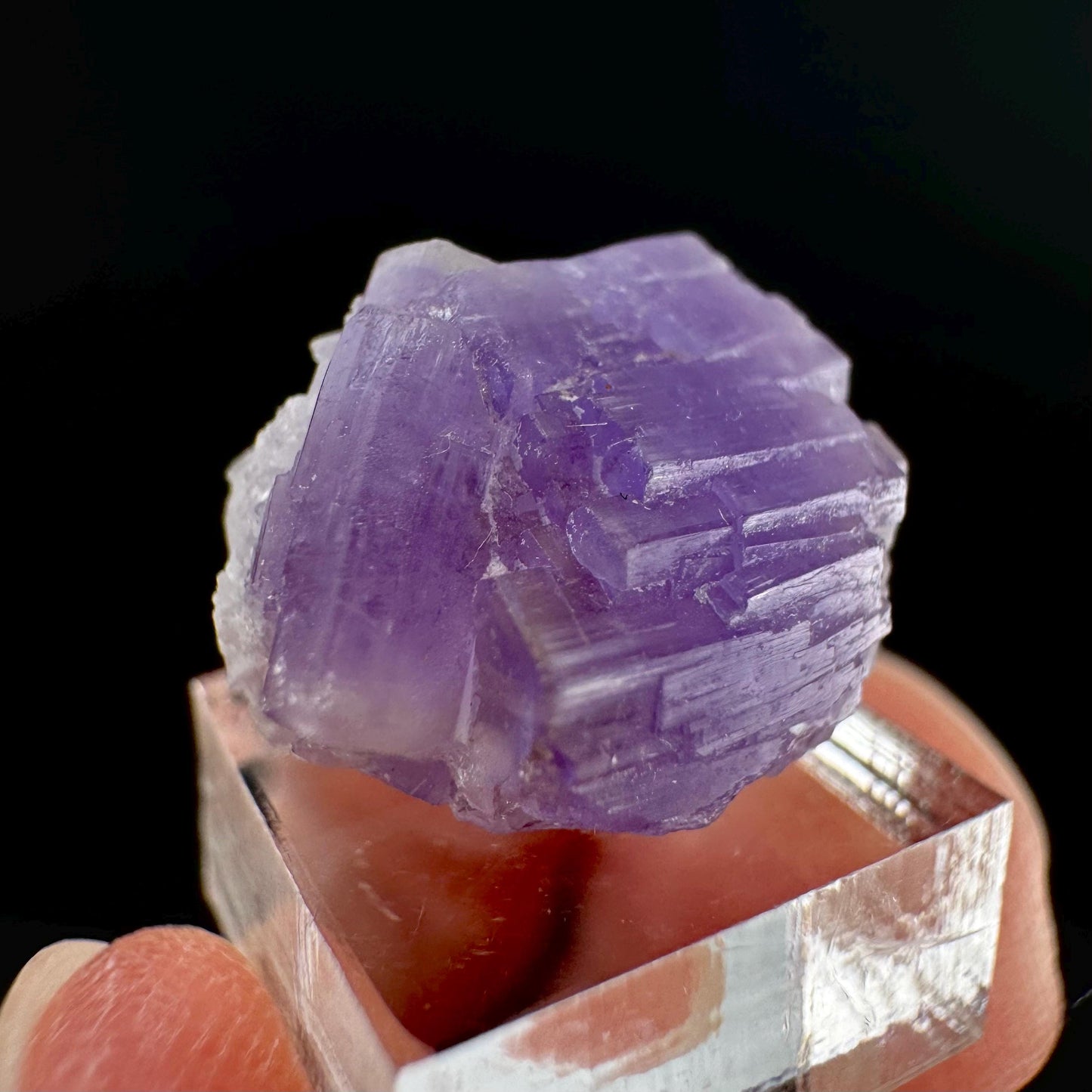 Purple Fluorapatite | natural crystal, rare mineral specimen from Afghanistan