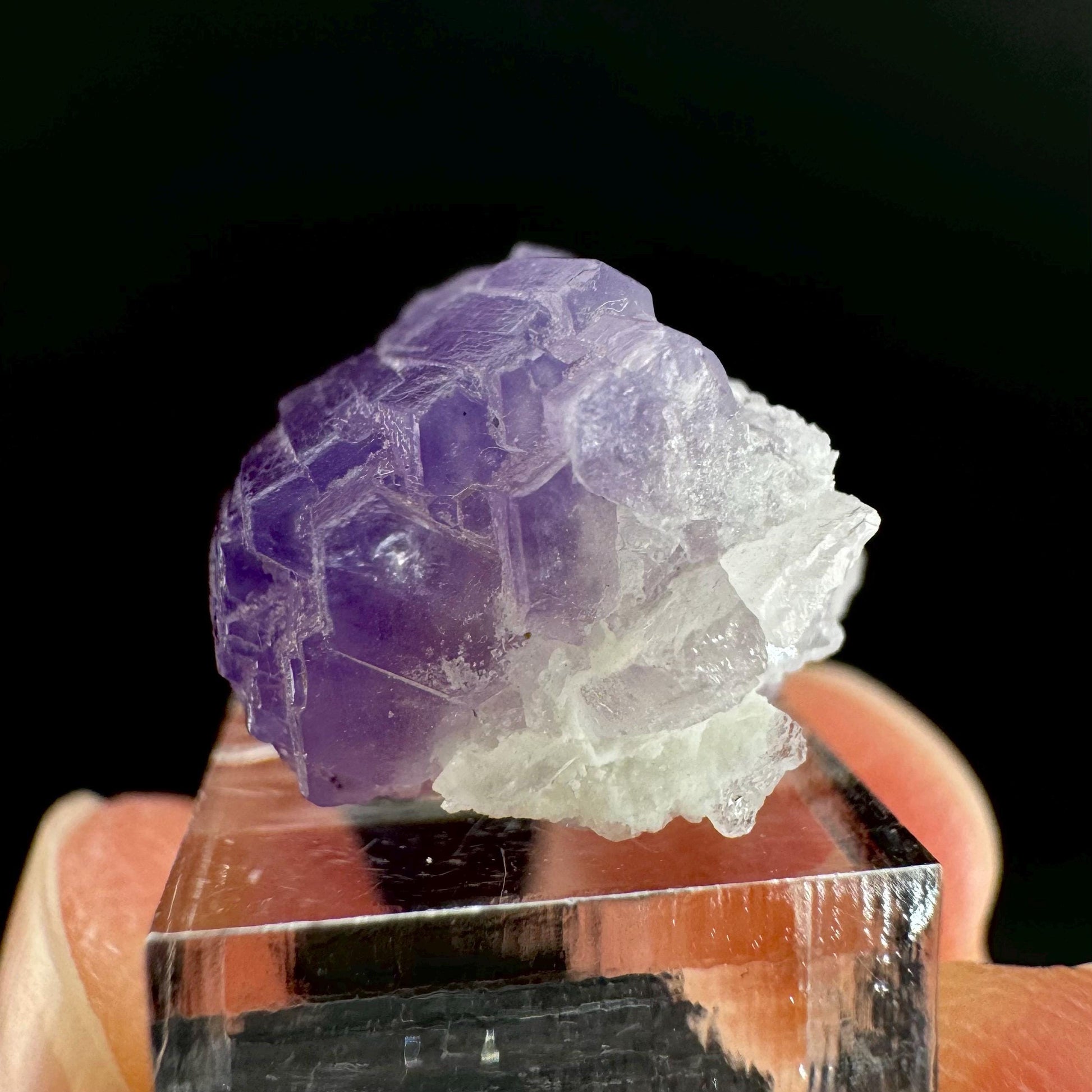 Purple Fluorapatite | natural crystal, rare mineral specimen from Afghanistan