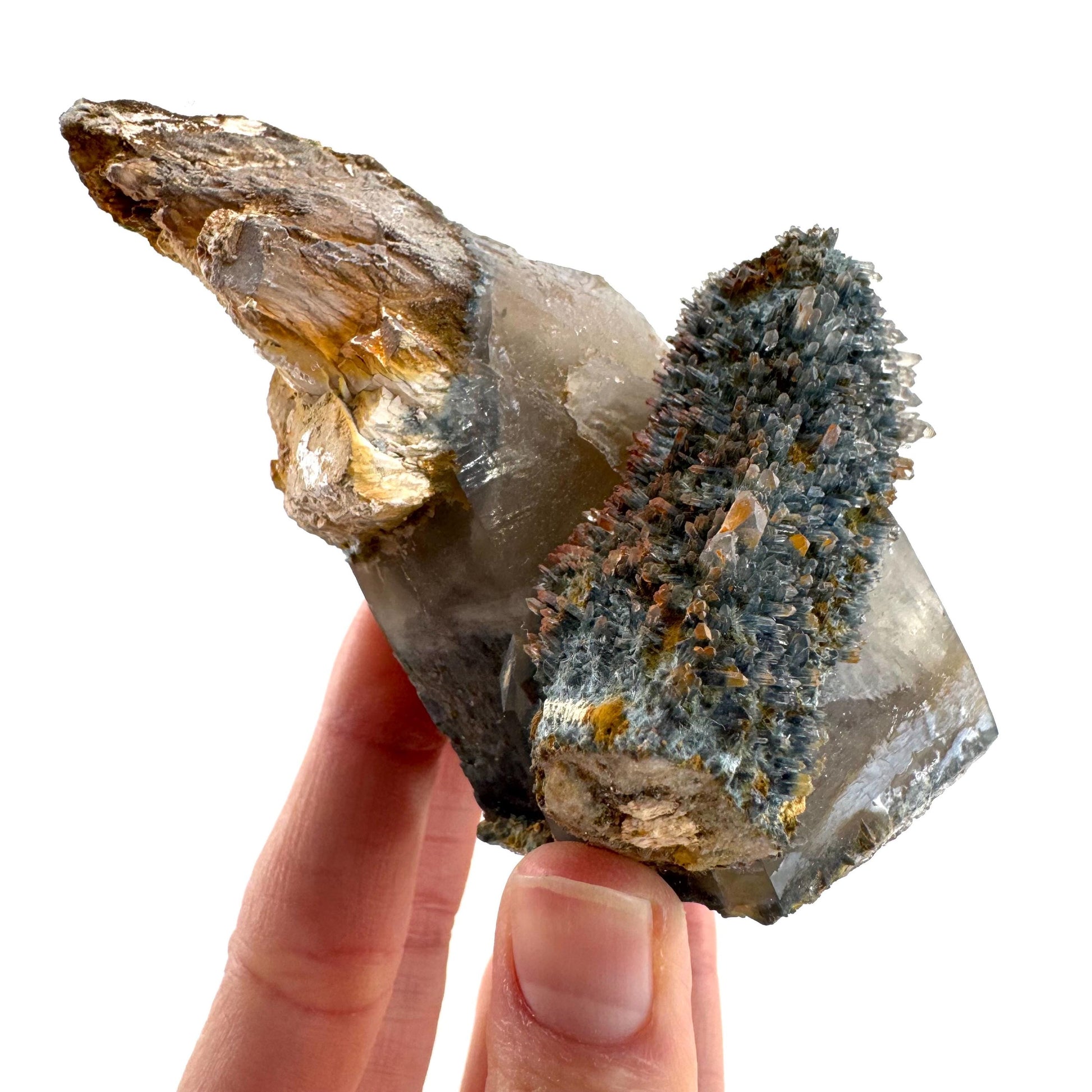 Lattice Quartz on Feldspar | Gitter Crystal, Mineral Specimen from Namibia