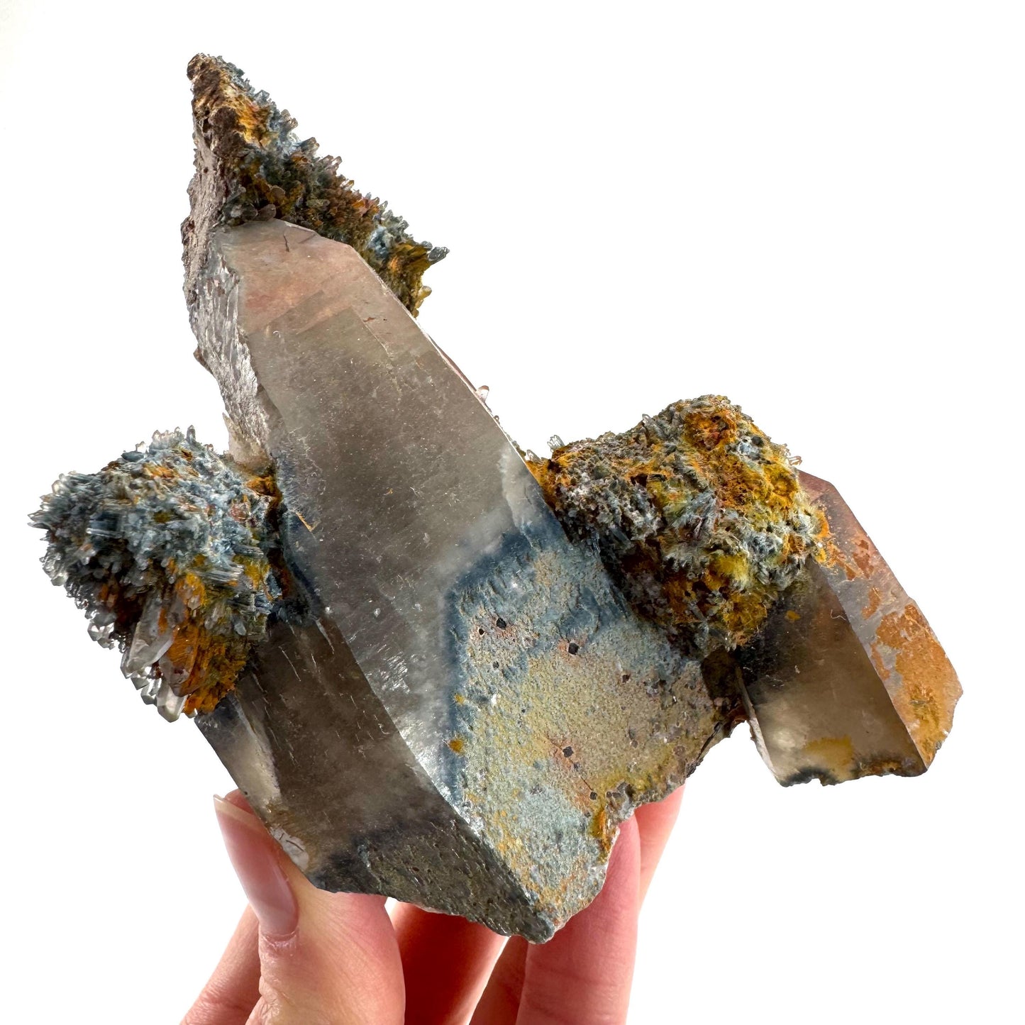 Lattice Quartz on Feldspar | Gitter Crystal, Mineral Specimen from Namibia