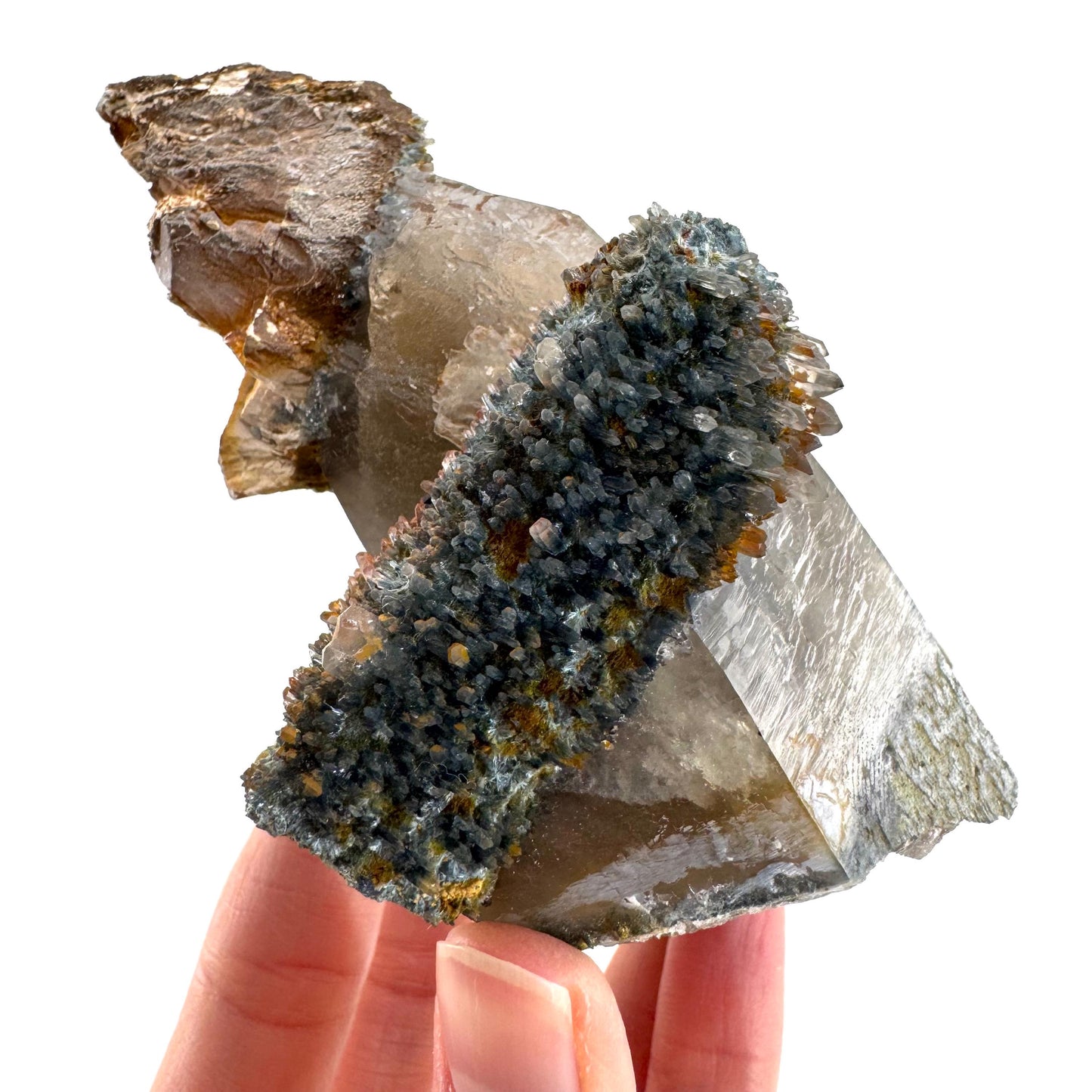 Lattice Quartz on Feldspar | Gitter Crystal, Mineral Specimen from Namibia