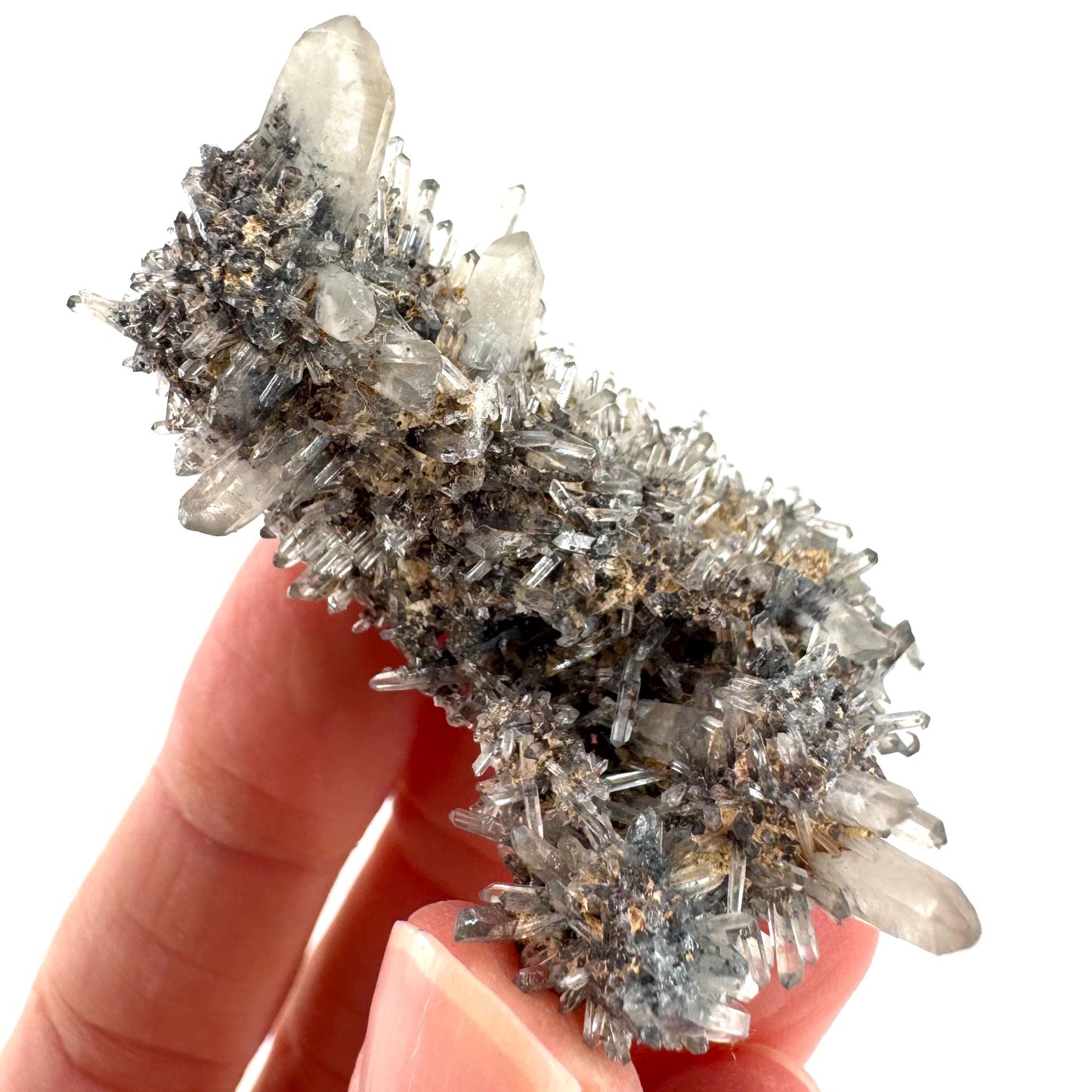 Lattice Quartz on Feldspar | Gitter Crystal, Mineral Specimen from Namibia